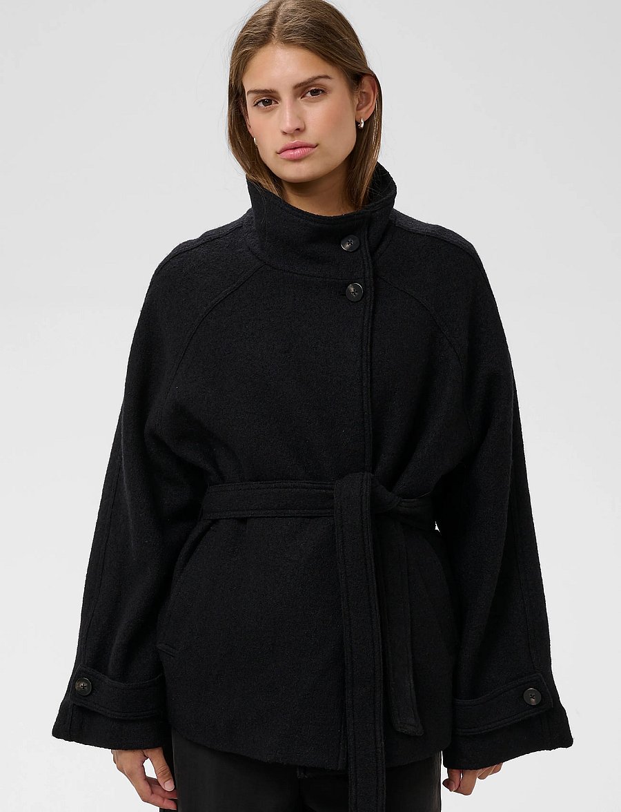 Soaked - SLAngelina Double Breasted Jacket - black - 0