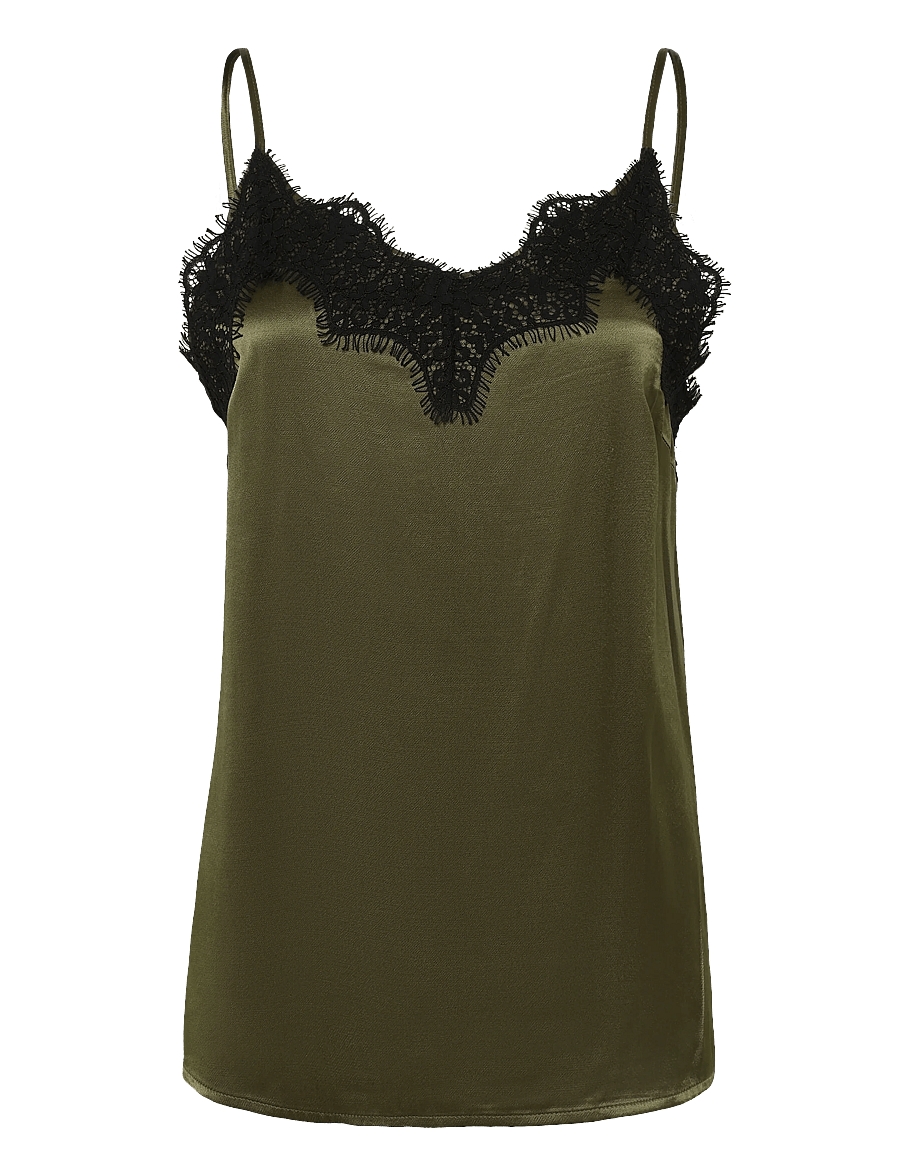 Soaked - SLIrini Lace Top - beech - 1