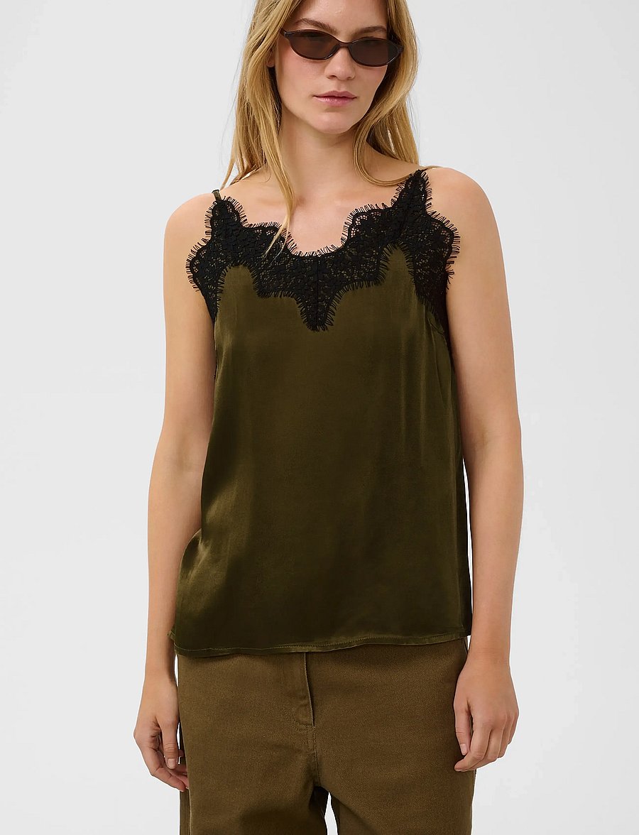 Soaked - SLIrini Lace Top - beech - 0