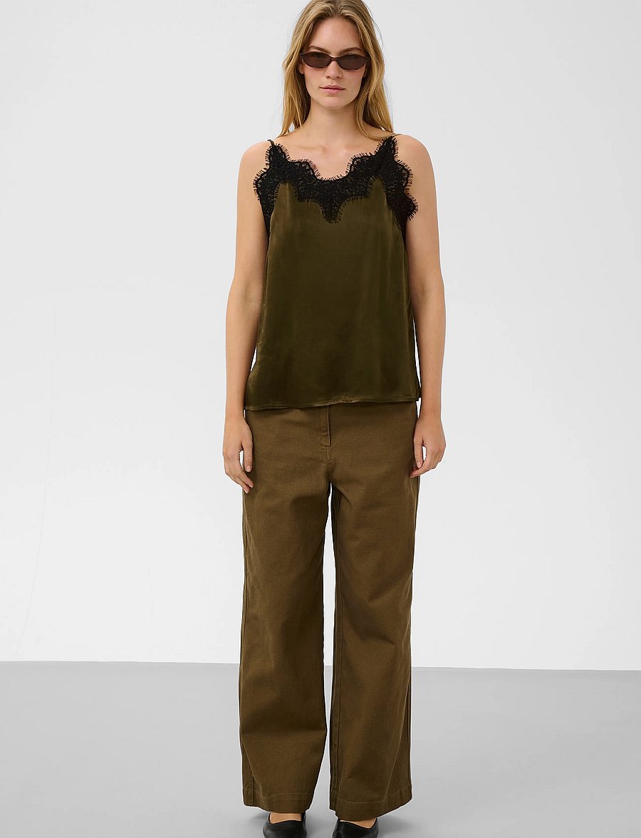 Soaked - SLIrini Lace Top - beech - 4