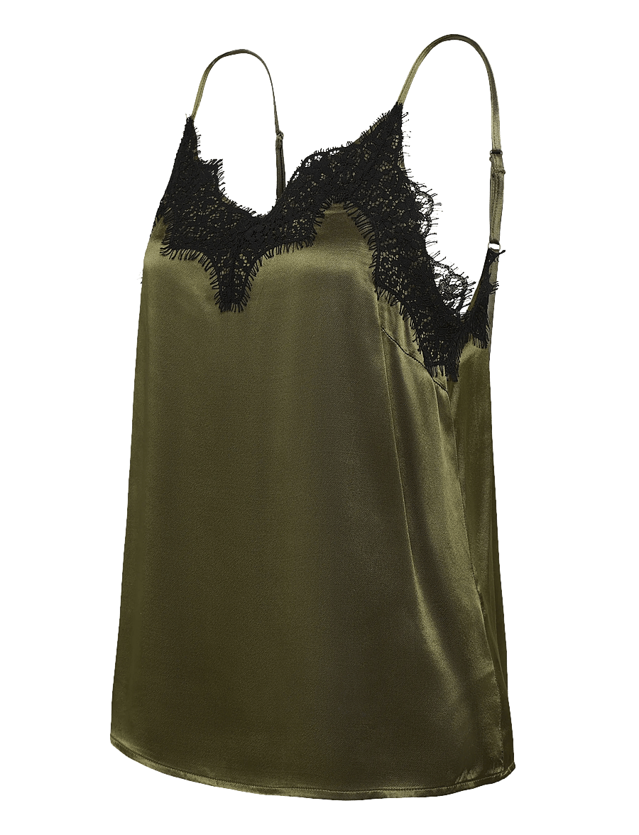 Soaked - SLIrini Lace Top - beech - 3