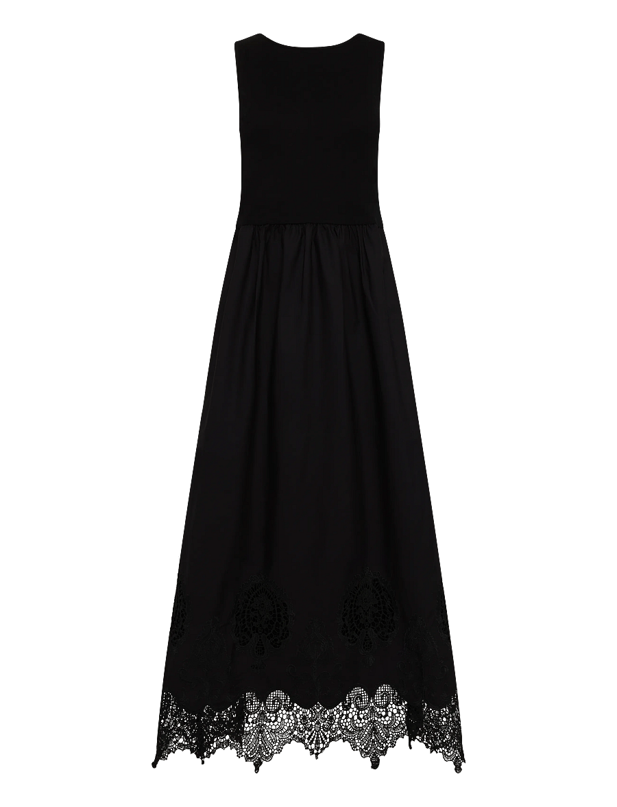 Soaked - SLAthina Maxi Dress - maxiklänningar - black - 1