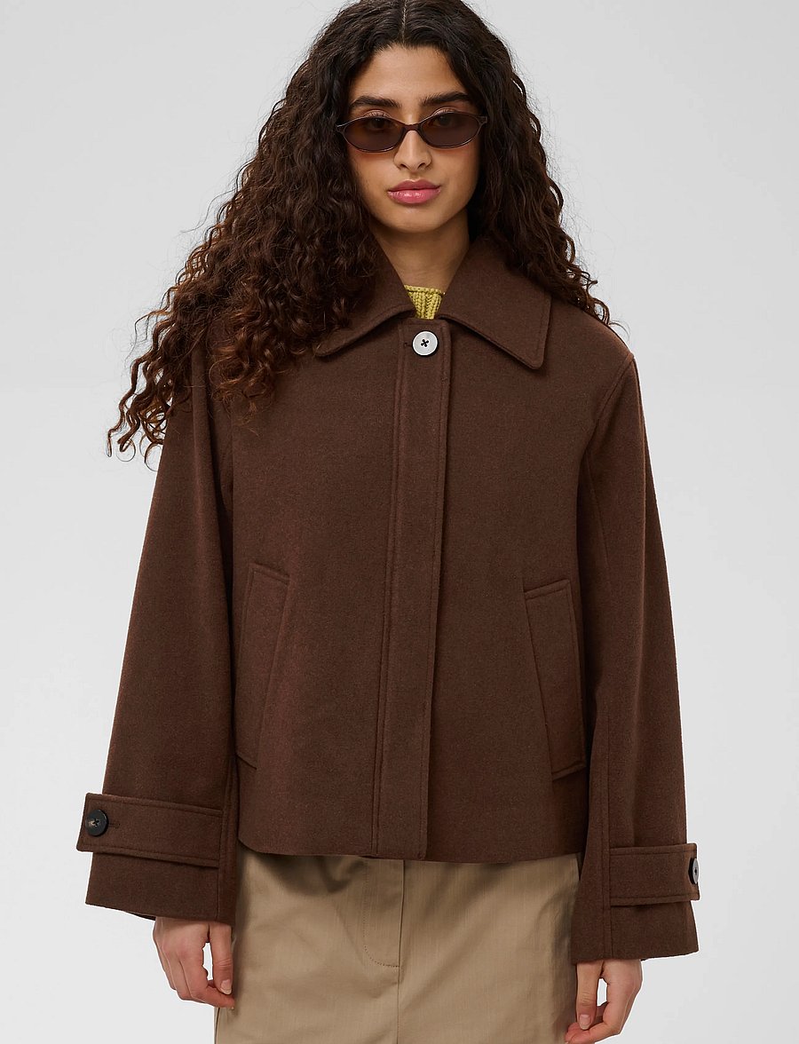 Soaked - SLNubia Akeleje Jacket - potting soil melange - 0
