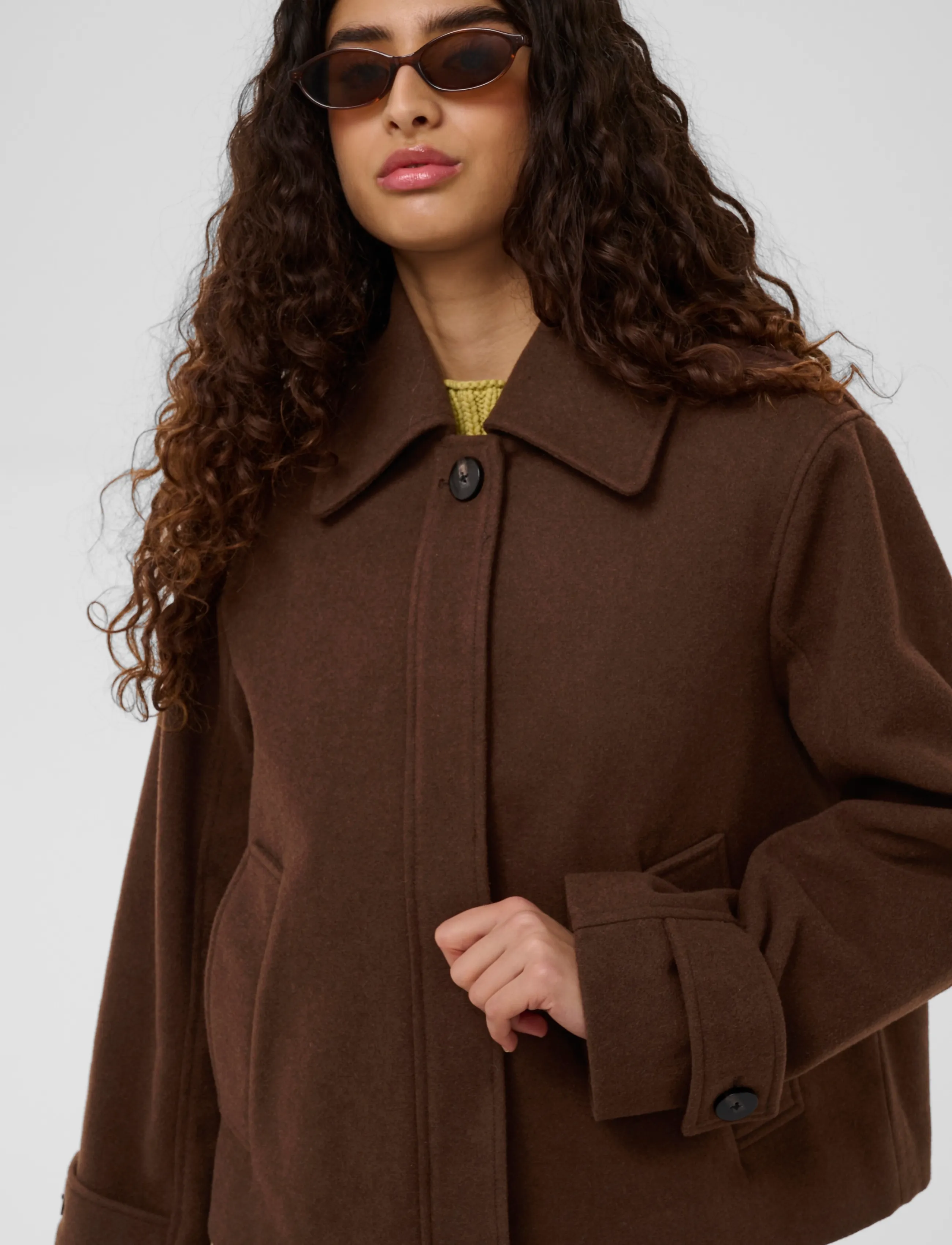 Soaked - SLNubia Akeleje Jacket - potting soil melange - 5