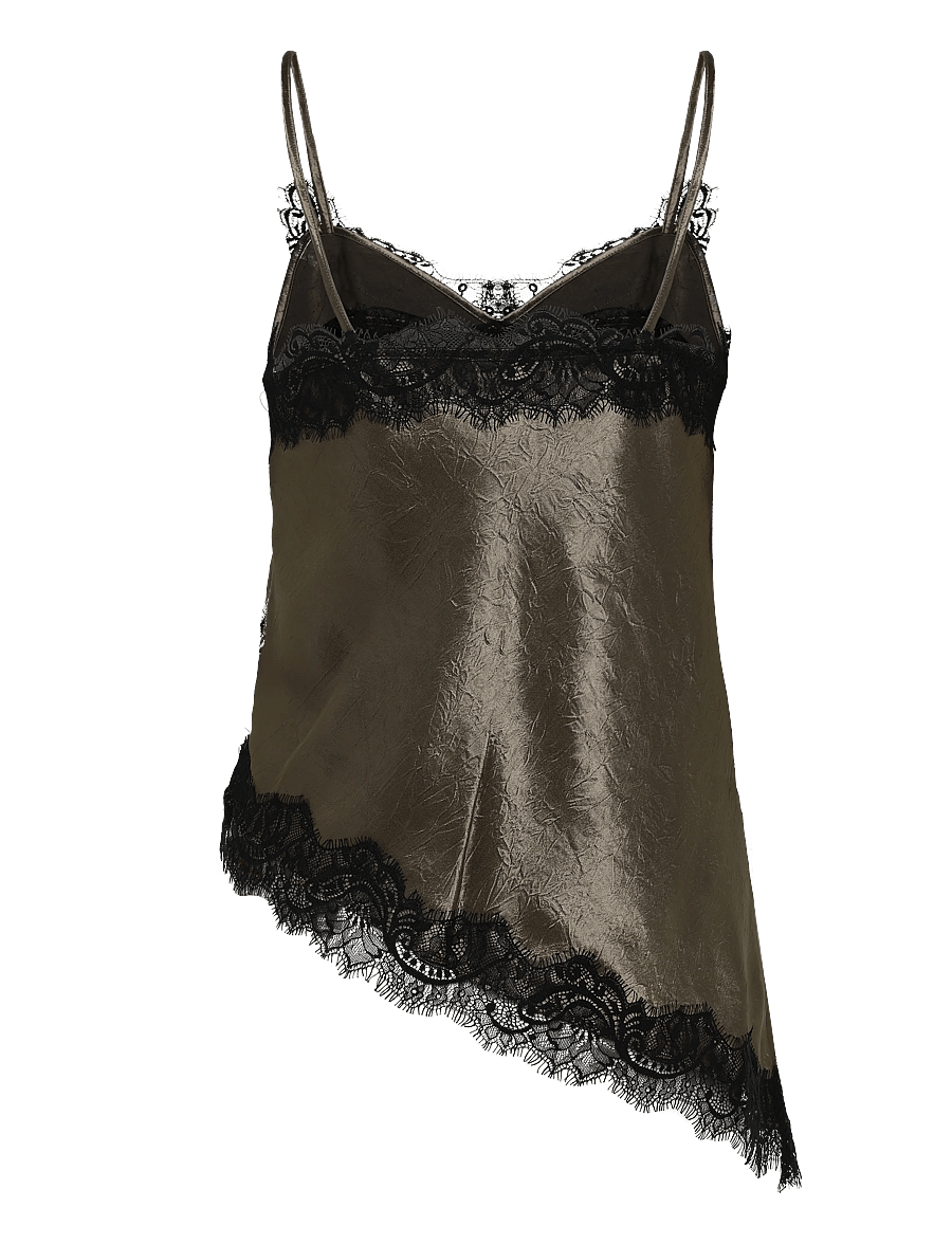 Soaked - SLIrianne Lace Top - Ærmeløse bluser - morel - 2