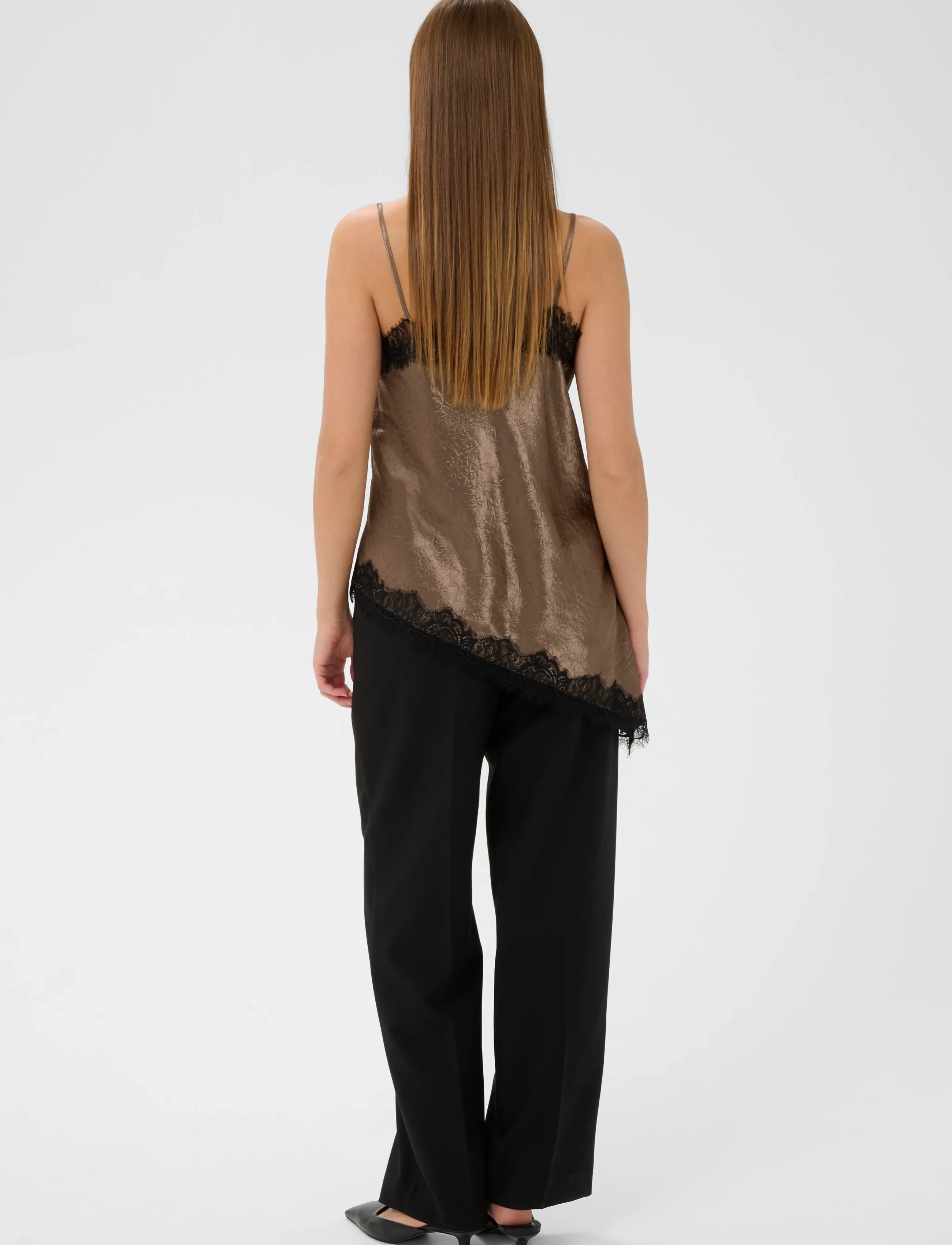 Soaked - SLIrianne Lace Top - morel - 5