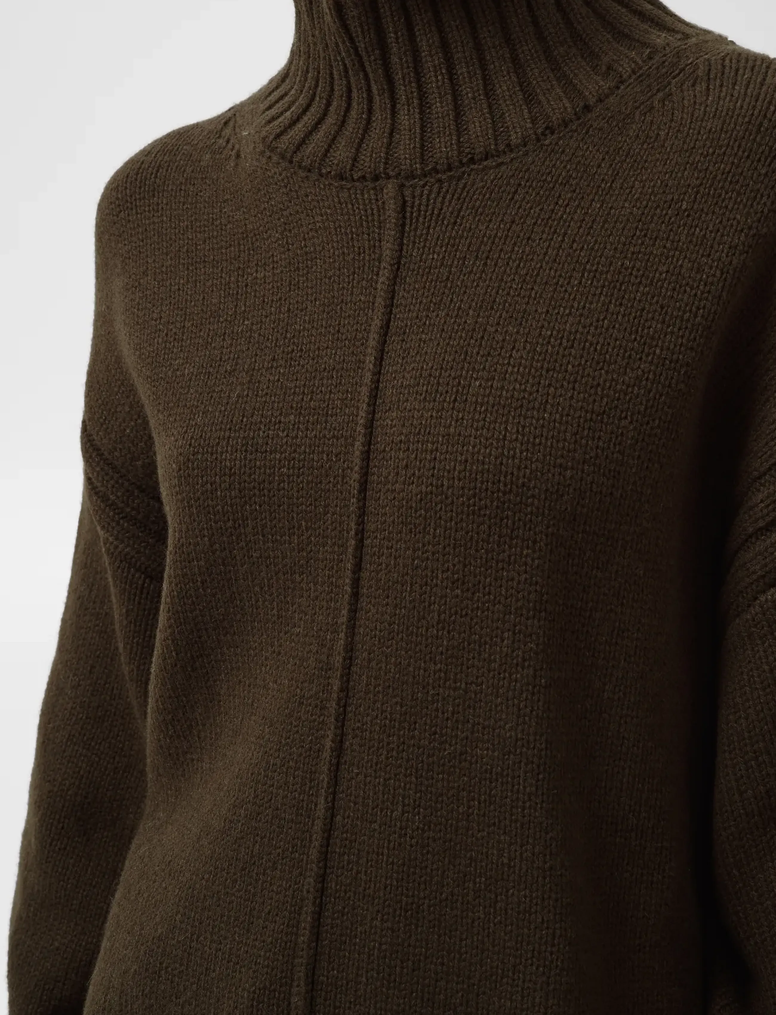 Soaked - SLMoline High-Neck Pullover - jumpers - chocolate brown - 5