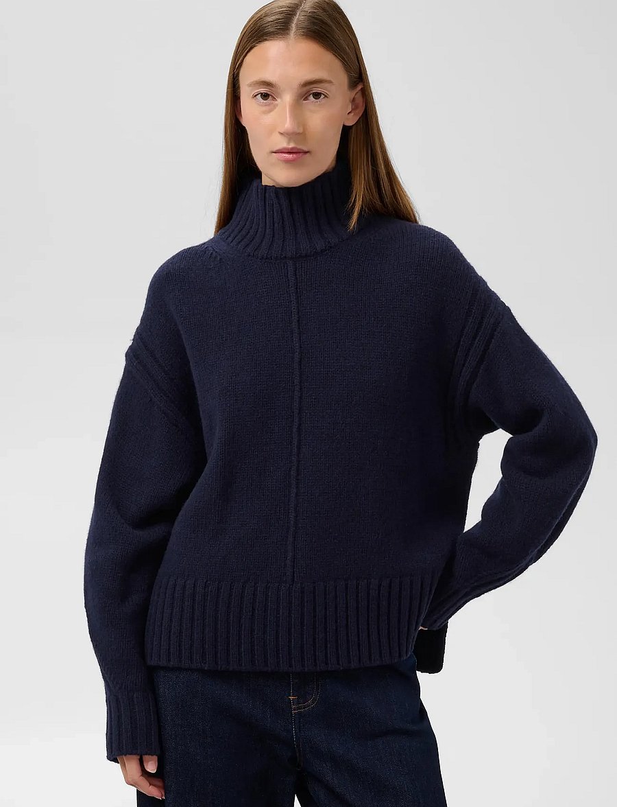 Soaked - SLMoline High-Neck Pullover - pullover - night sky - 0