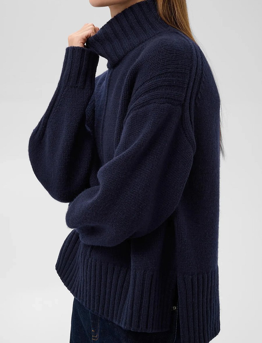Soaked - SLMoline High-Neck Pullover - pullover - night sky - 5