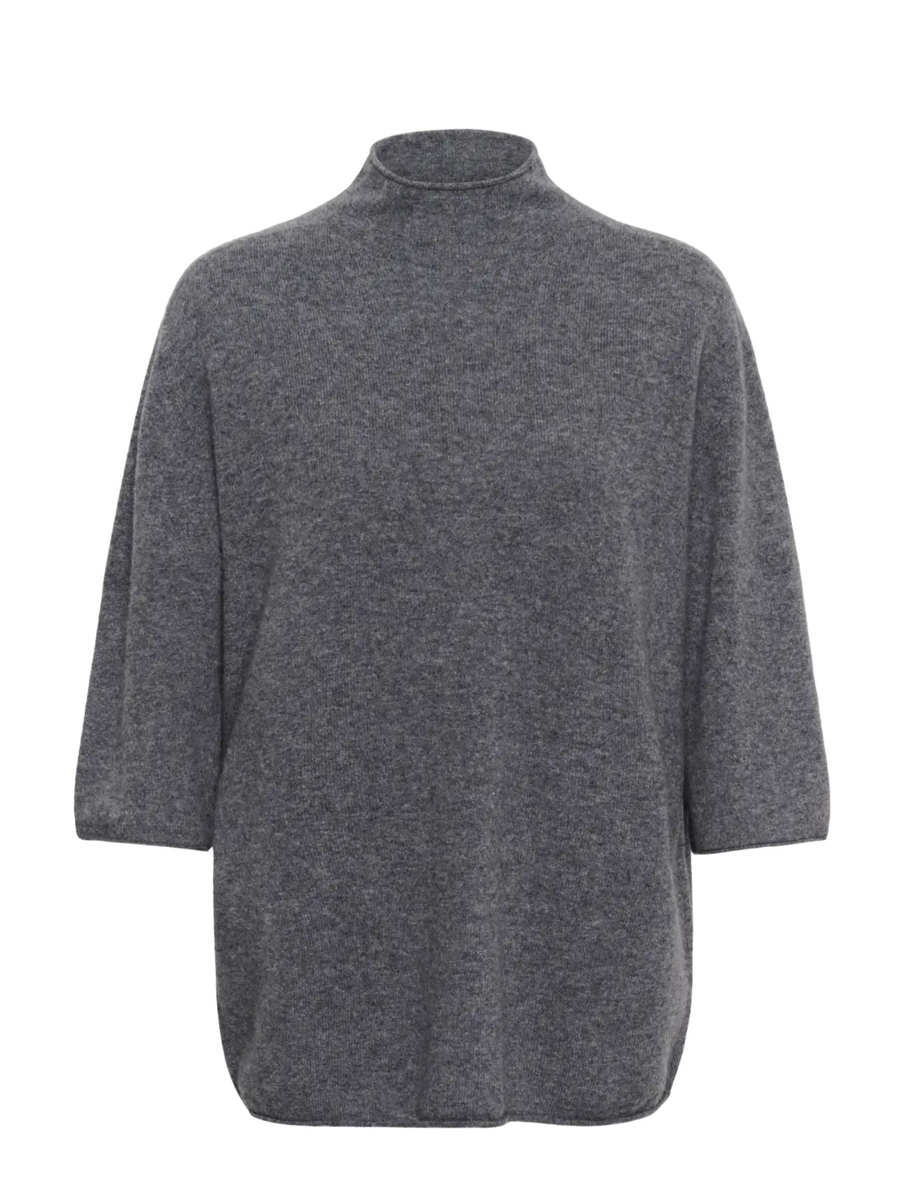 Soaked SLSida Seamless Rollneck SS - Polotröjor - GREY MELANGE / grey