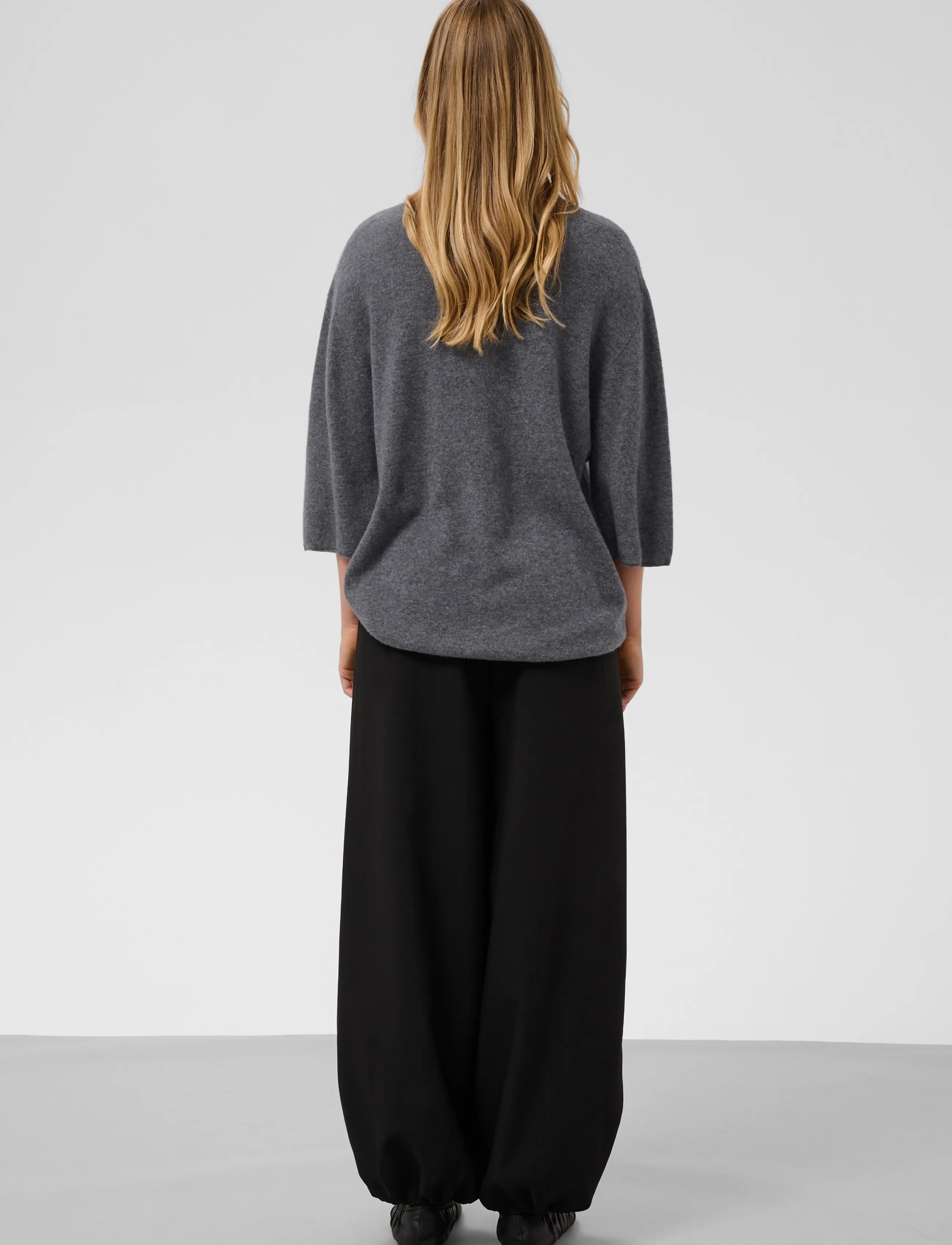 Soaked - SLSida Seamless Rollneck SS - grey melange - 4