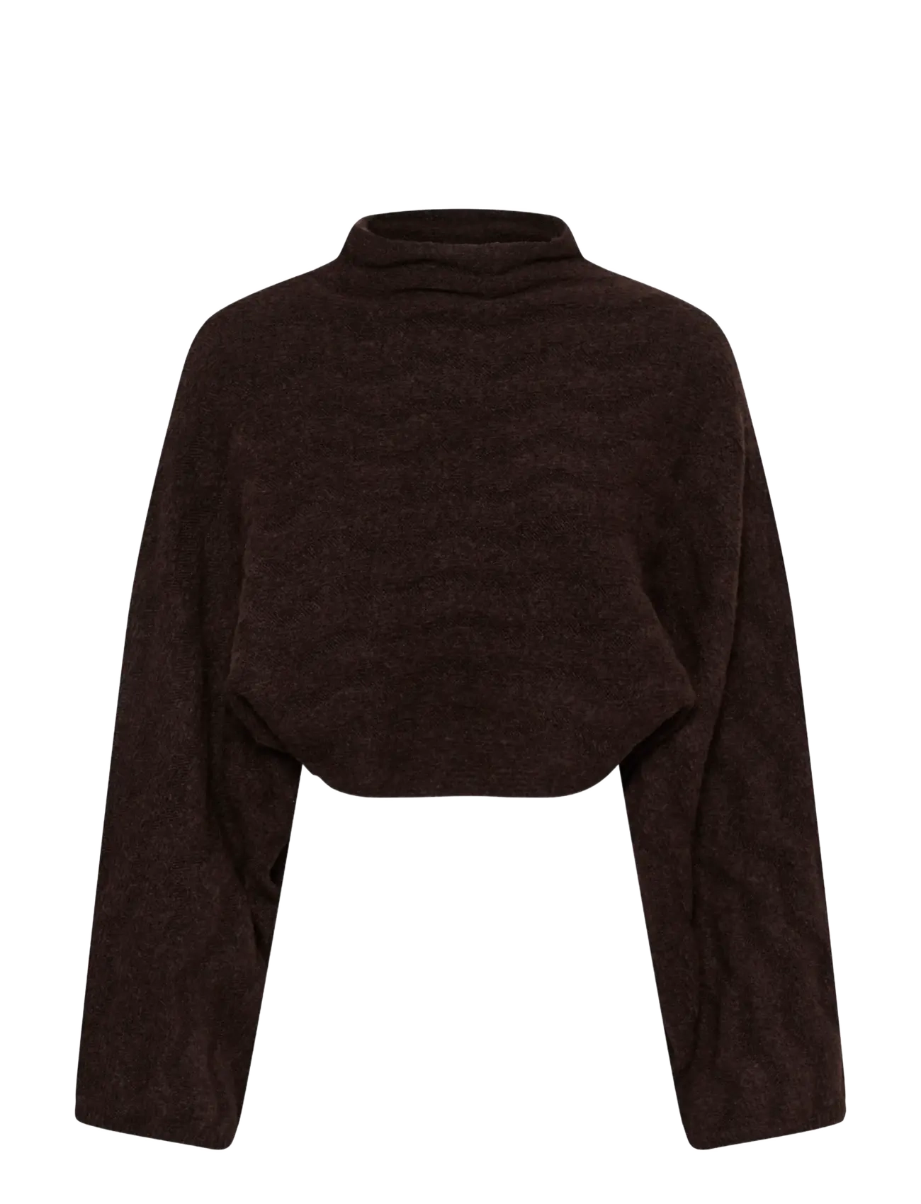 Soaked - SLIdalia Poncho Pullover - crop tops - ganache melange - 1