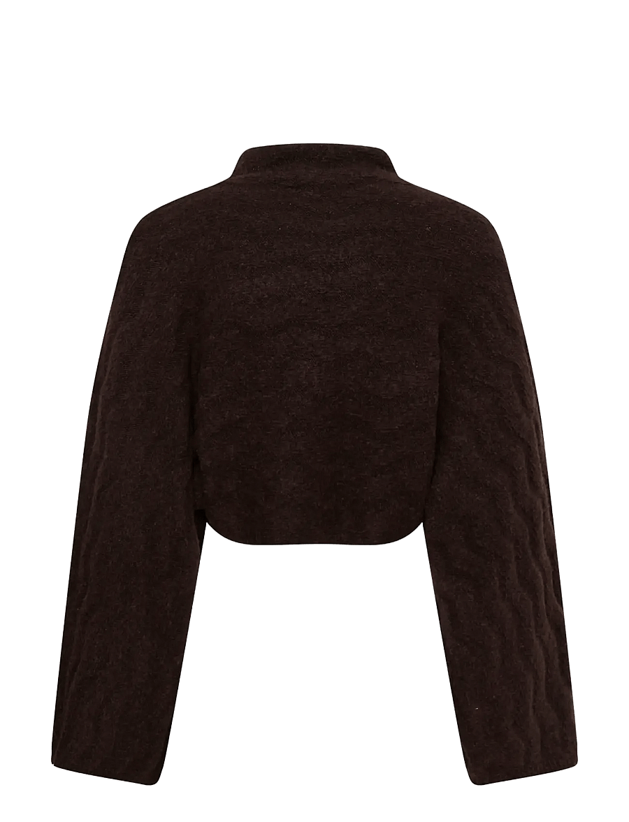 Soaked - SLIdalia Poncho Pullover - crop tops - ganache melange - 2