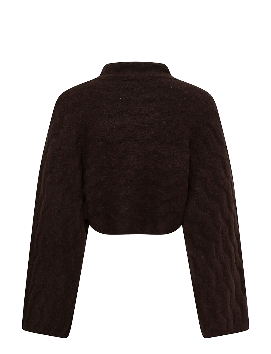 Soaked - SLIdalia Poncho Pullover - crop tops - ganache melange - 2
