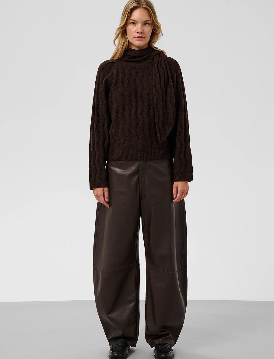 Soaked - SLIdalia Pullover - stickade tröjor - ganache melange - 3