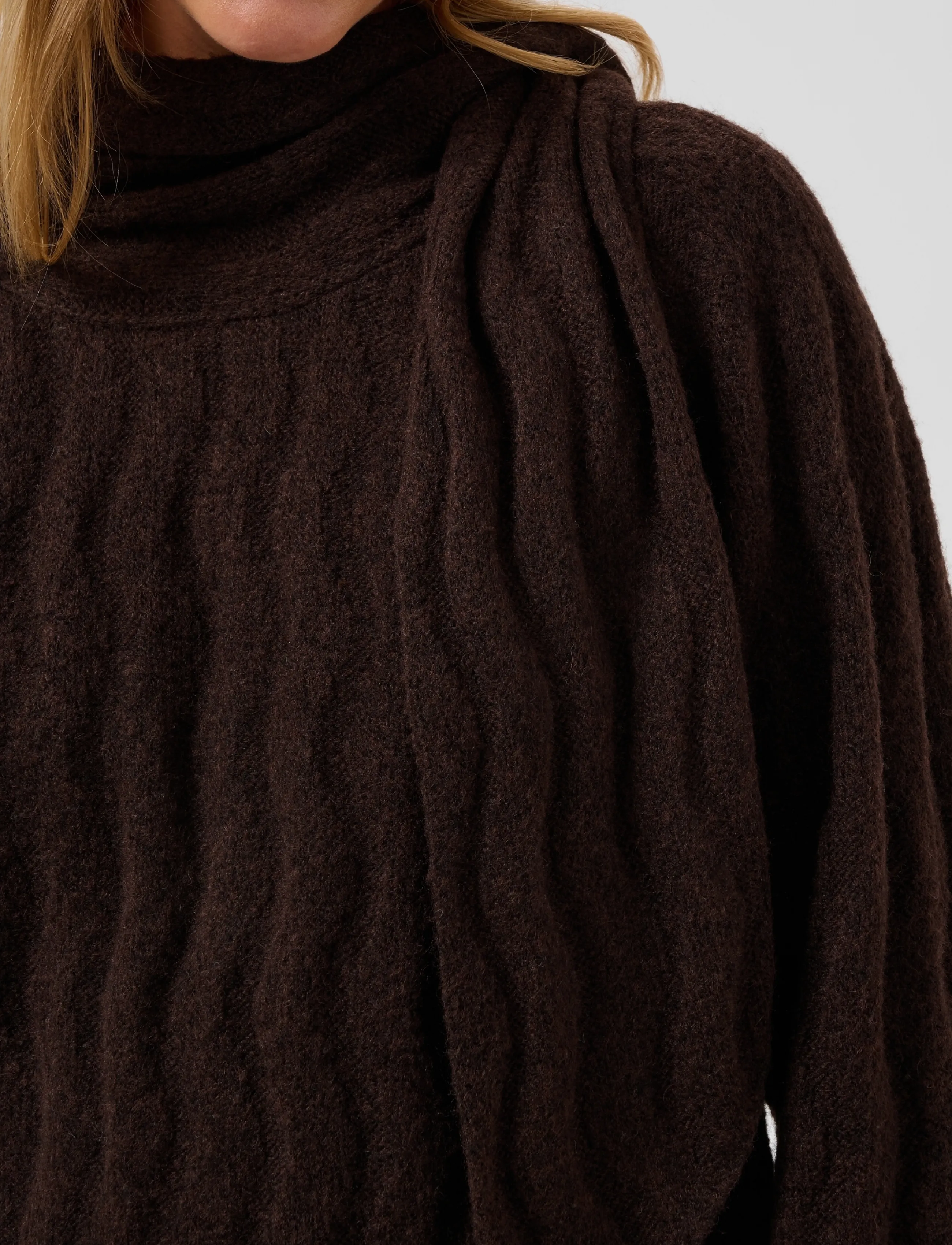 Soaked - SLIdalia Pullover - stickade tröjor - ganache melange - 5