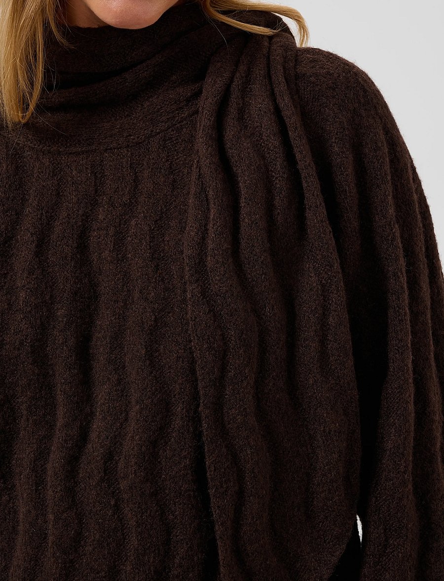Soaked - SLIdalia Pullover - stickade tröjor - ganache melange - 5