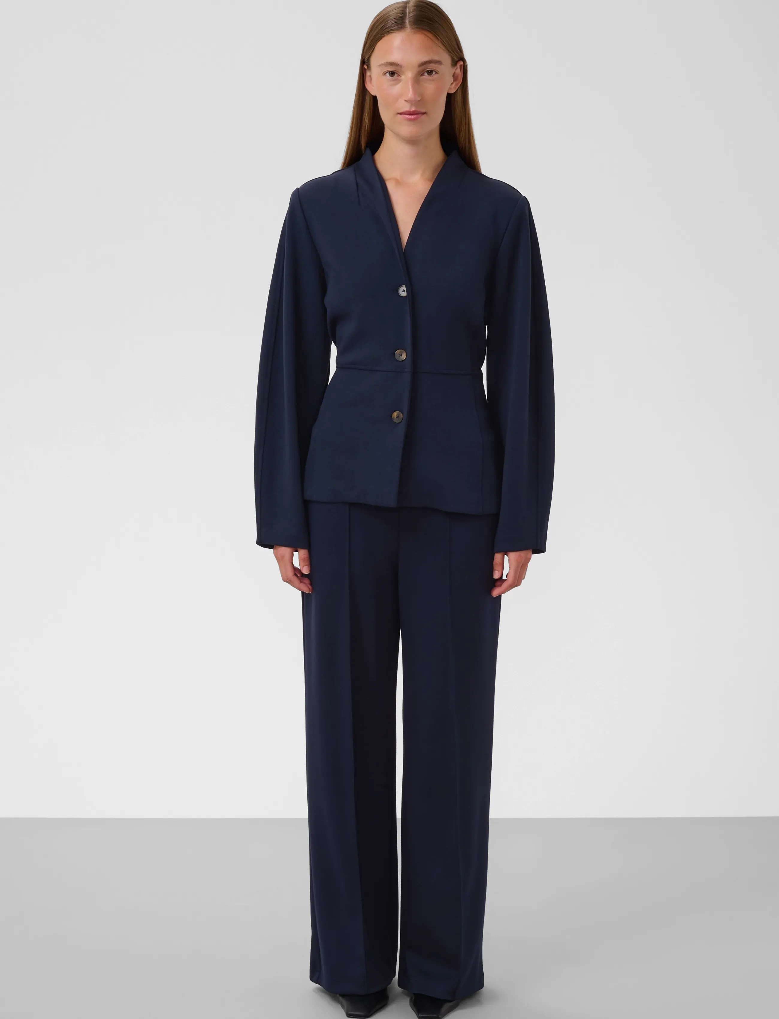 Soaked - SLMarigold Straight Pants - night sky - 3