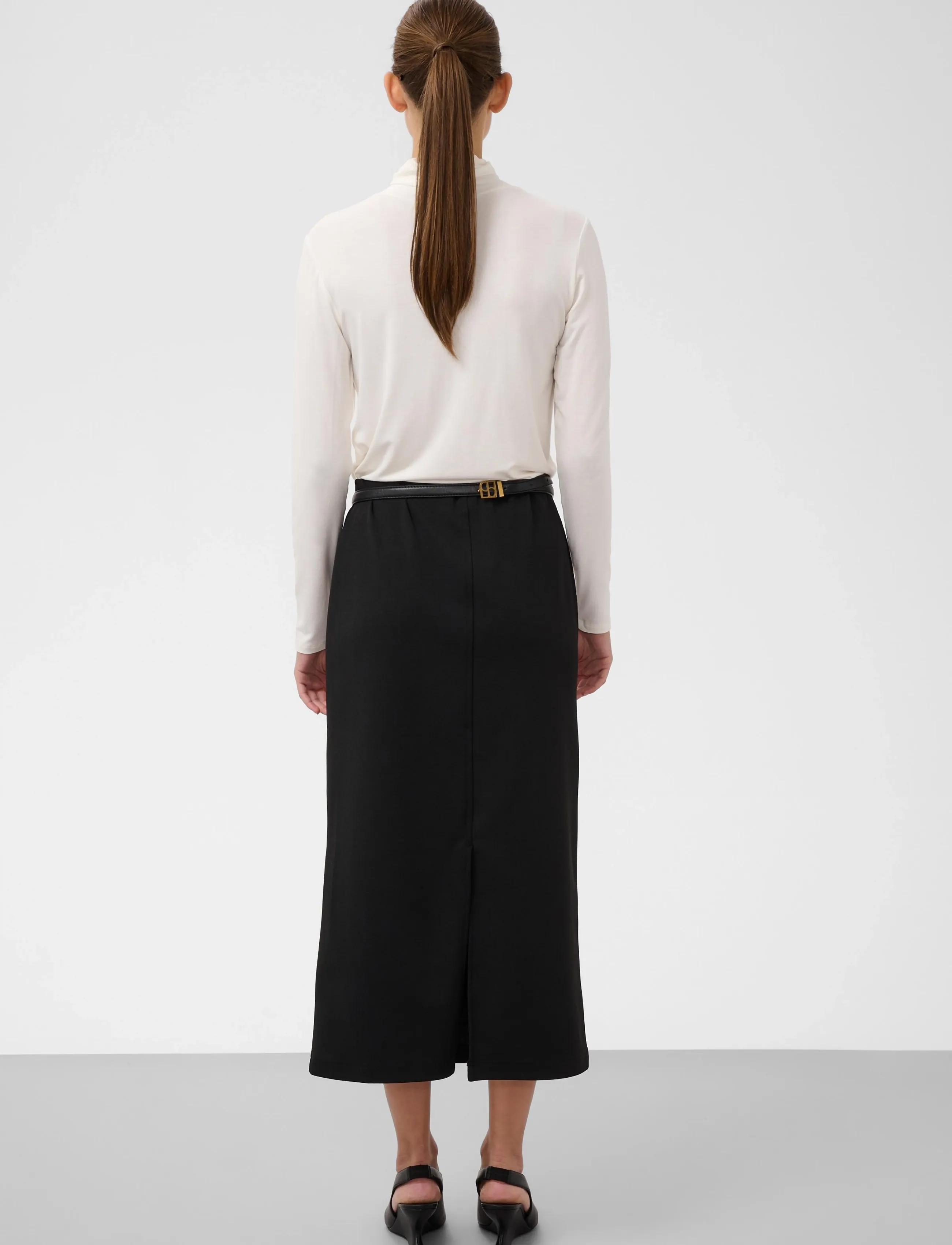 Soaked - SLBea Straight Skirt - pliiatsseelikud - black - 3