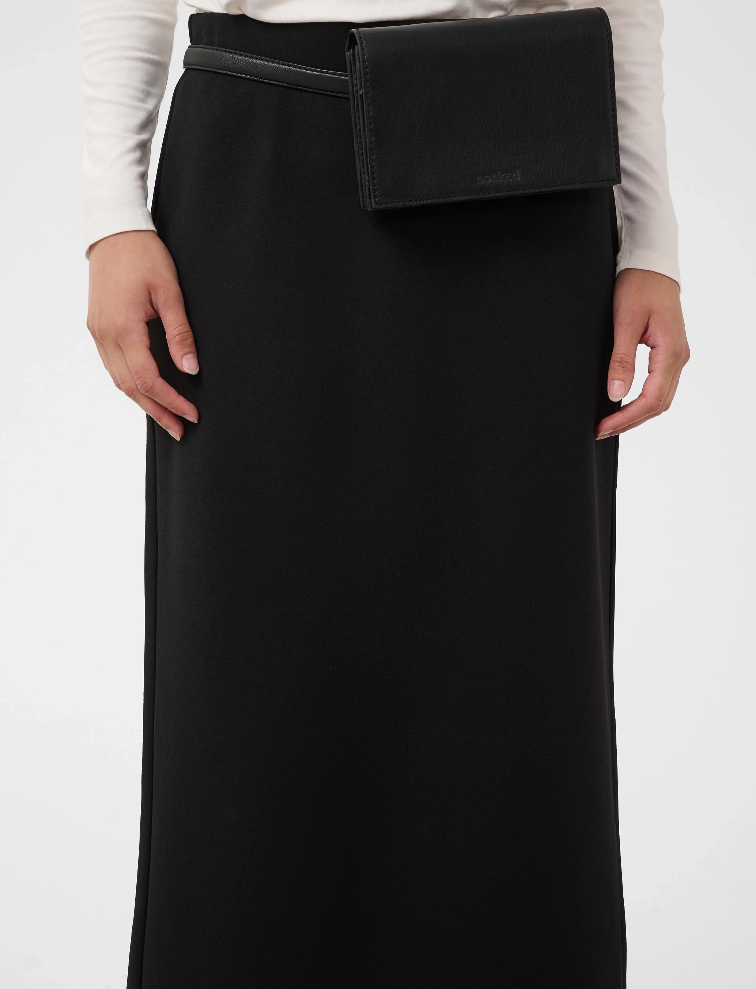 Soaked - SLBea Straight Skirt - pliiatsseelikud - black - 4