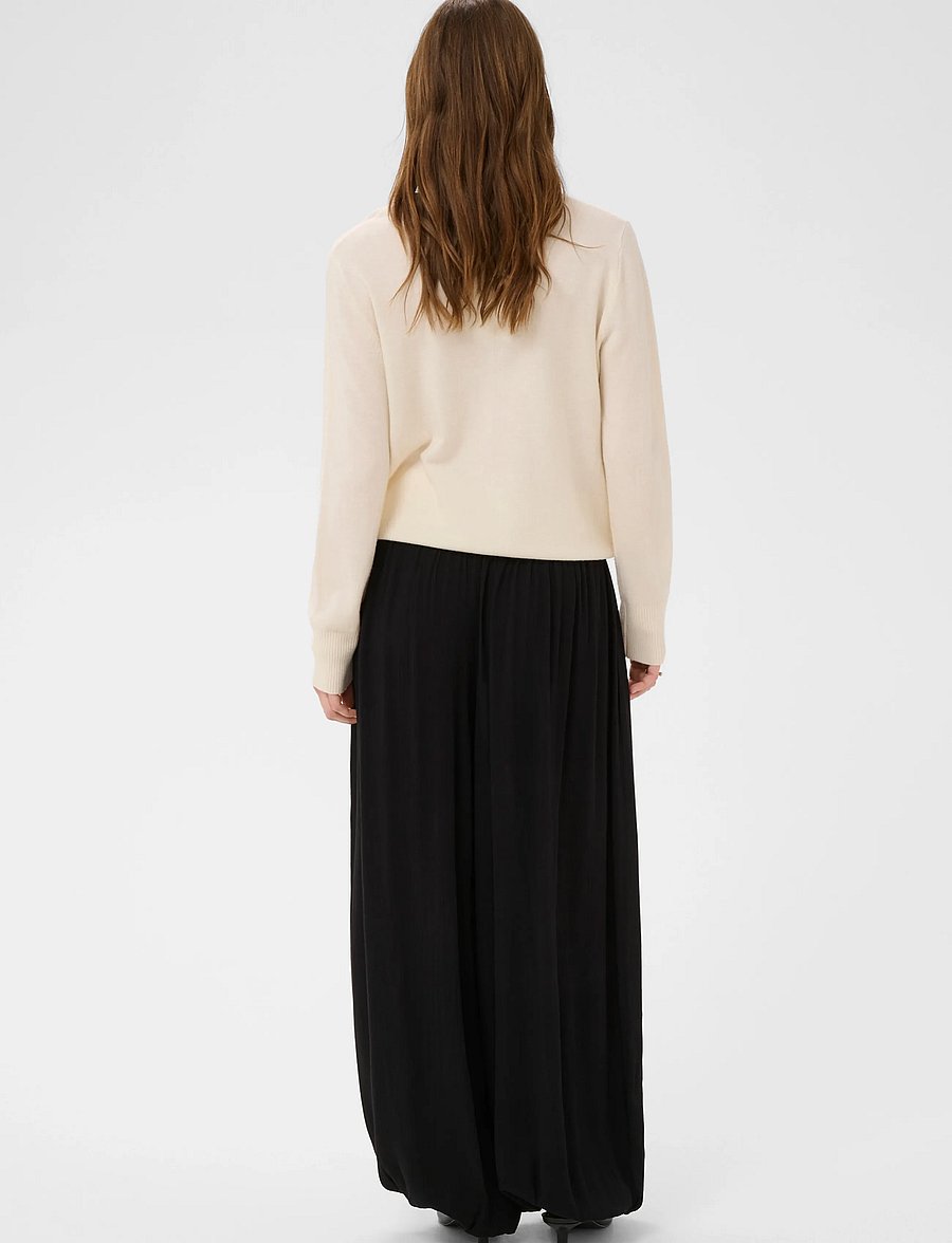 Soaked - SLZaya Balloon Pants - hosen mit geradem bein - black - 3