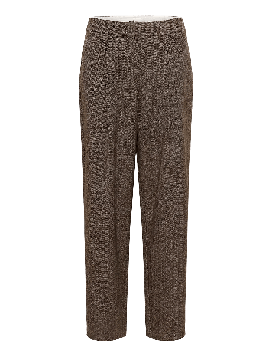 Soaked - SLKango Pants - kostymbyxor - ganache herringbone - 1