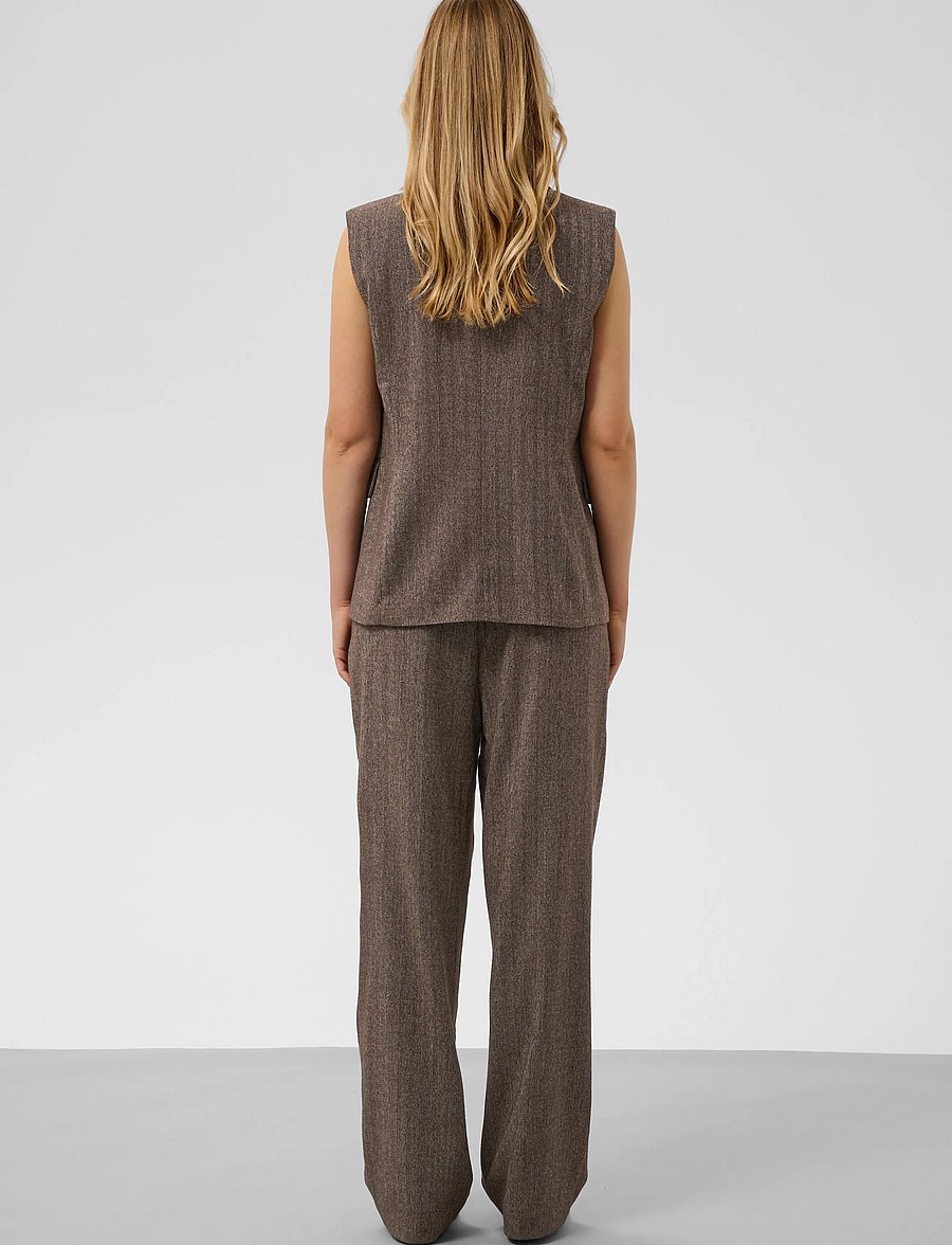 Soaked - SLKango Pants - kostymbyxor - ganache herringbone - 4