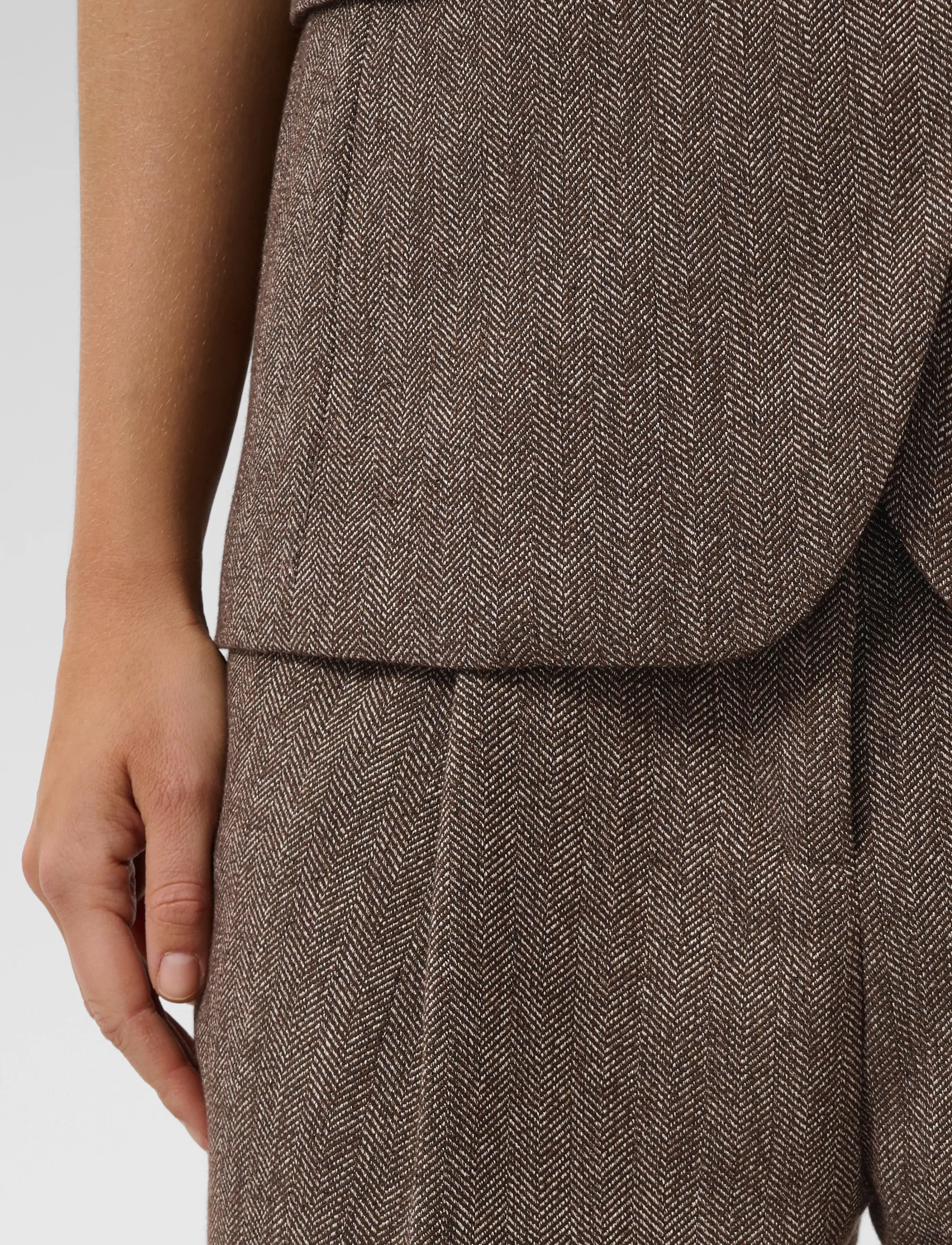 Soaked - SLKango Pants - ganache herringbone - 5