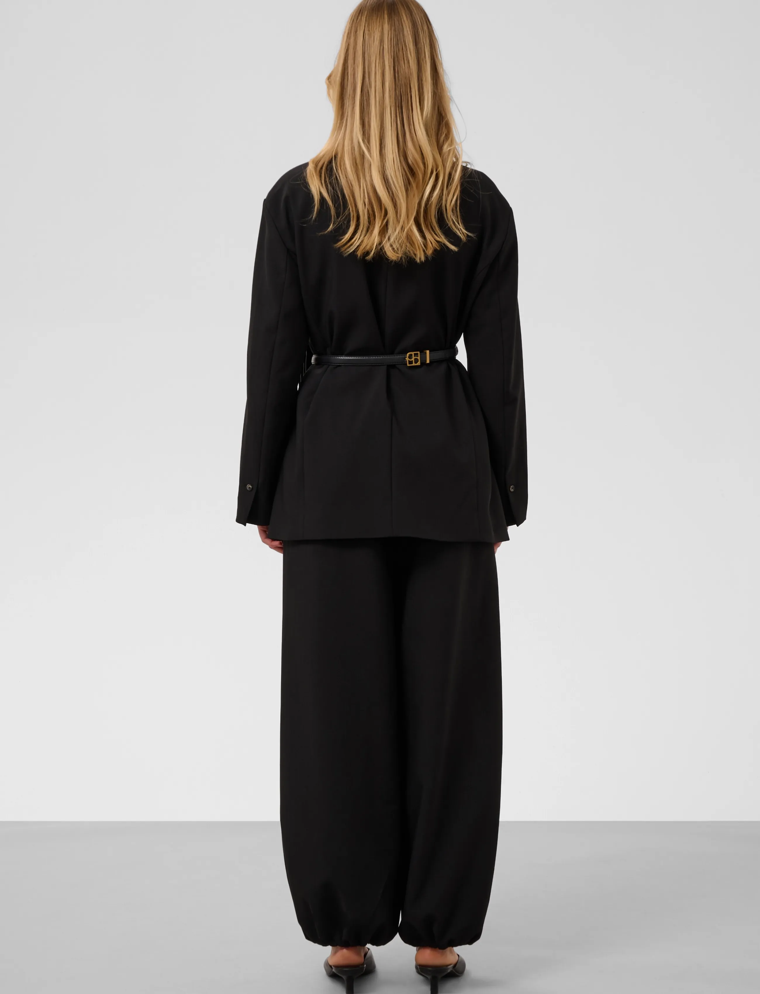 Soaked - SLCorinne Meru Pants - barrel-bukser - black - 4