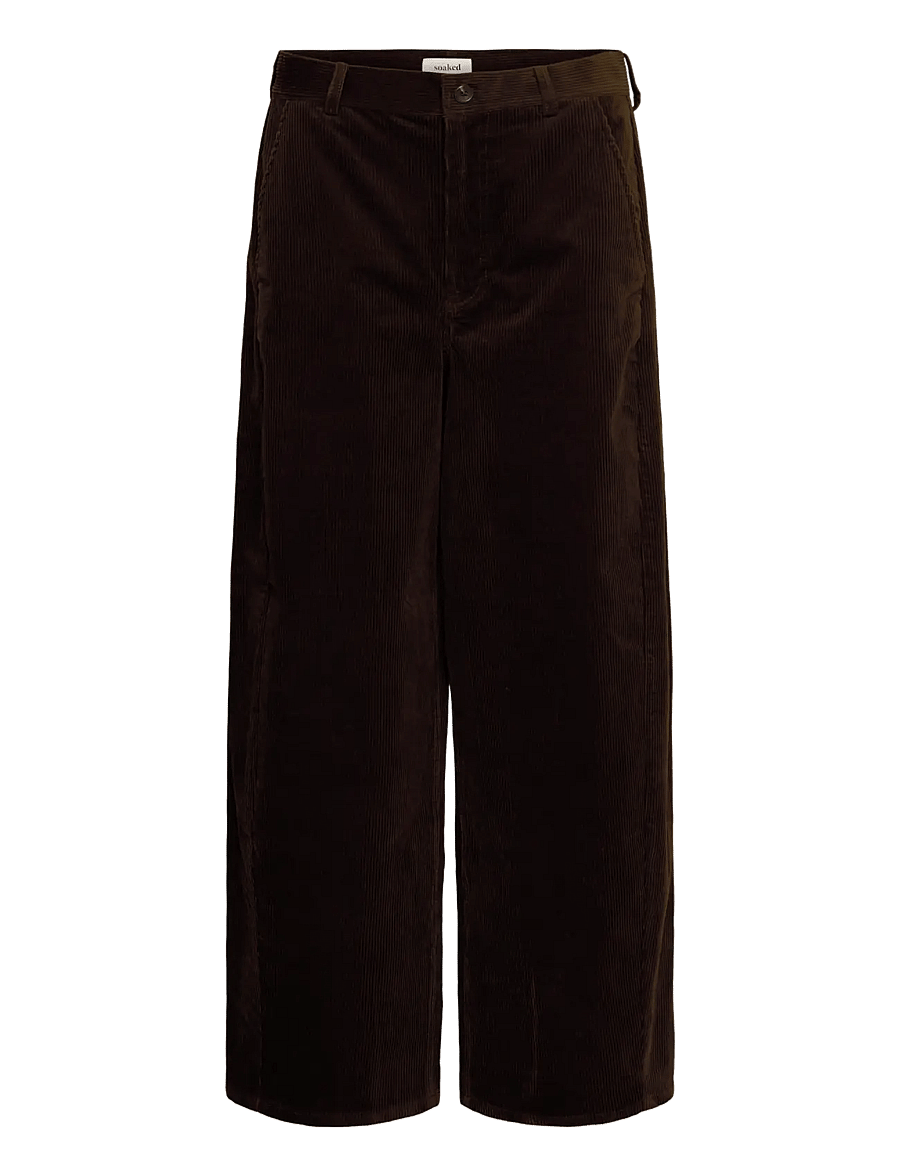 Soaked - SLKamet Pants - vida byxor - ganache - 1