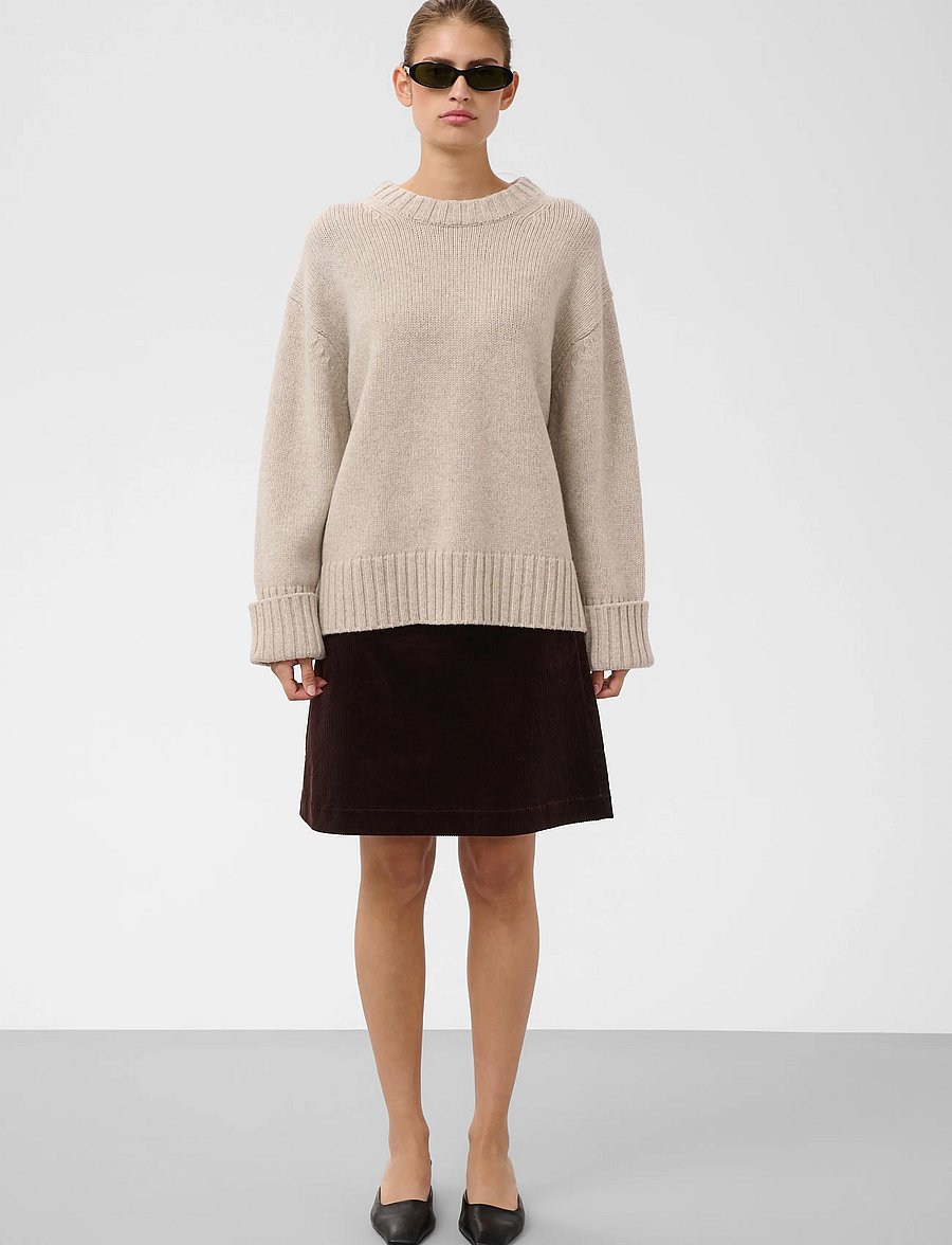 Soaked - SLKamet Aline Skirt - kurze röcke - ganache - 3