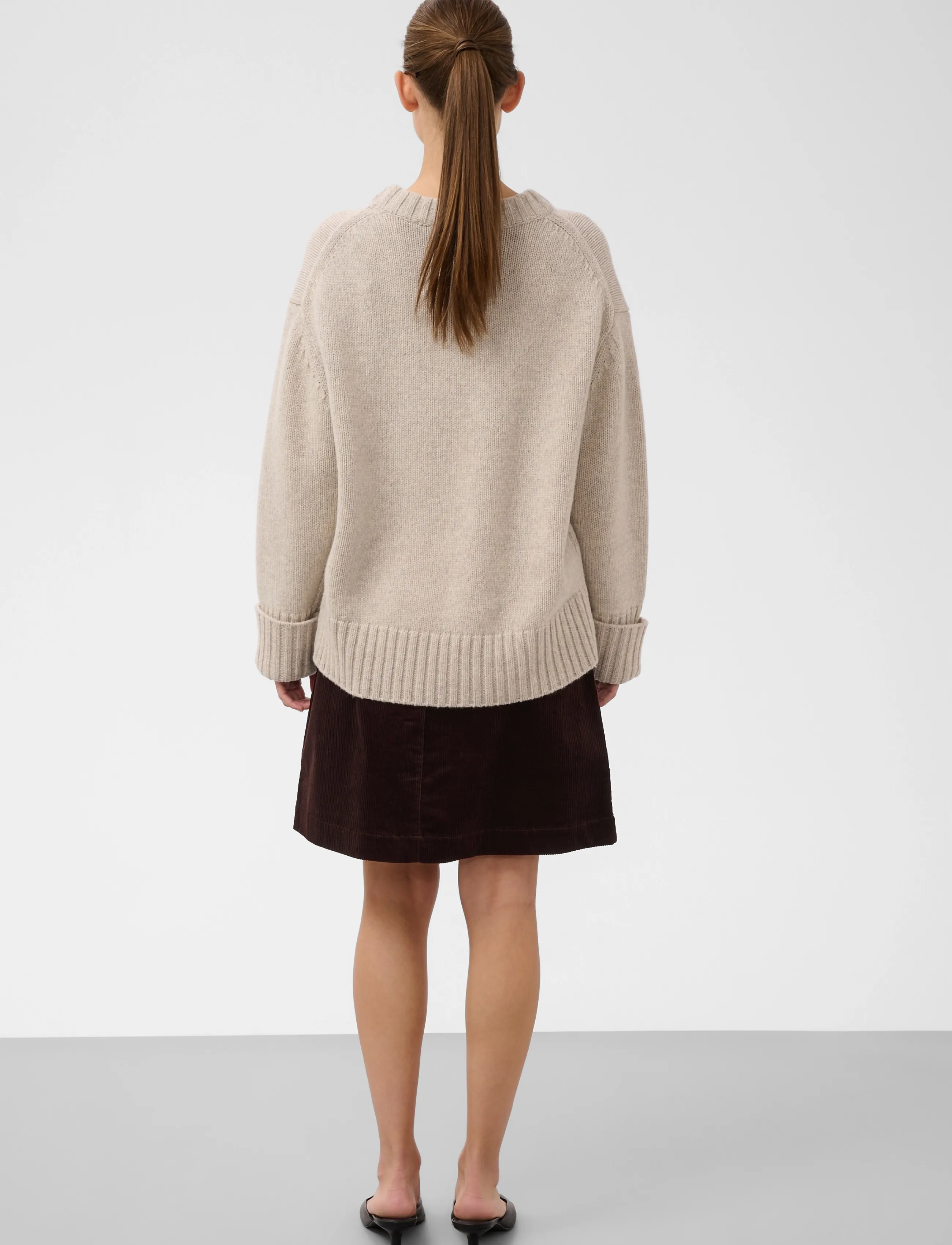 Soaked - SLKamet Aline Skirt - kurze röcke - ganache - 4