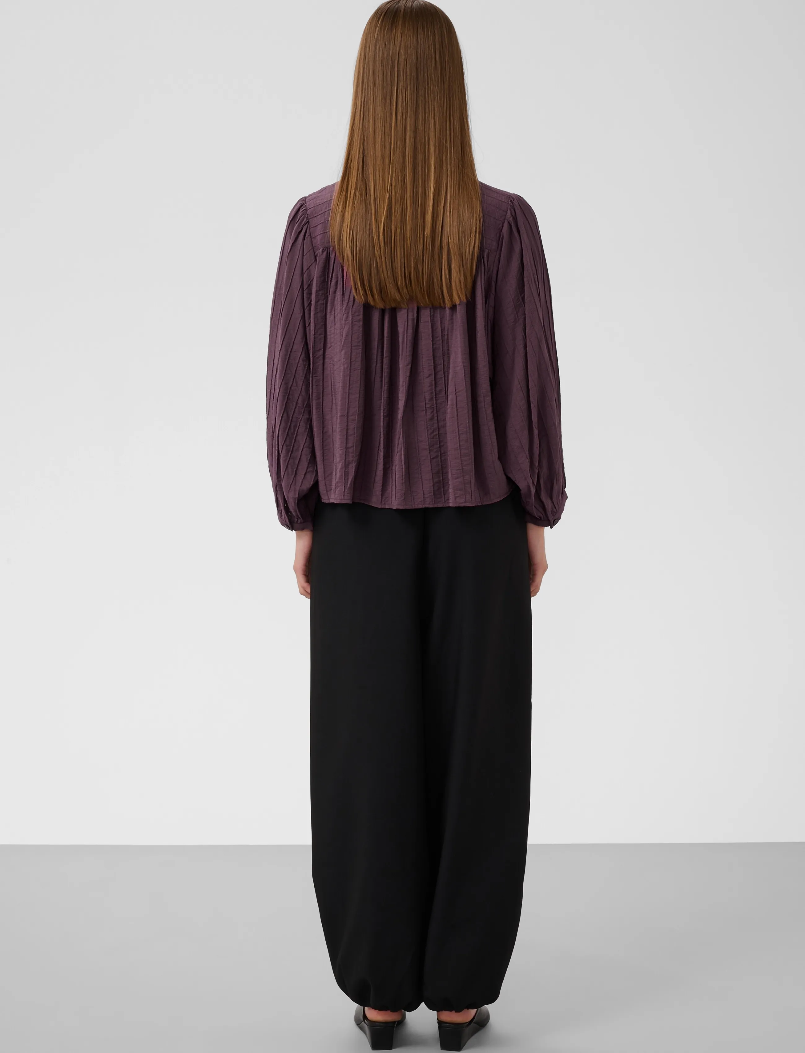 Soaked - SLPinatubo Shirt - långärmade skjortor - huckleberry - 4