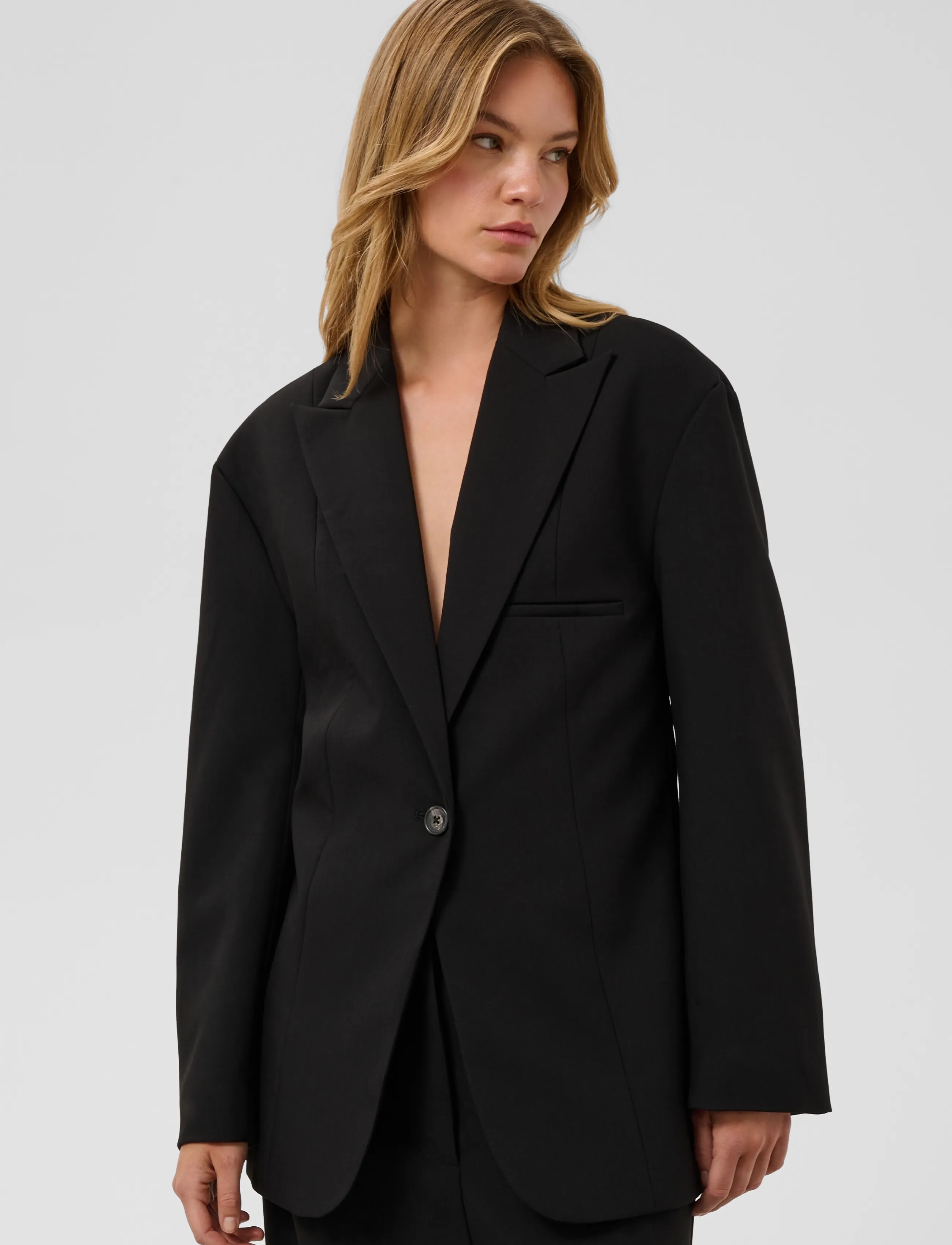 Soaked SLCorinne Meru Blazer - Soaked in Luxury - BLACK / black