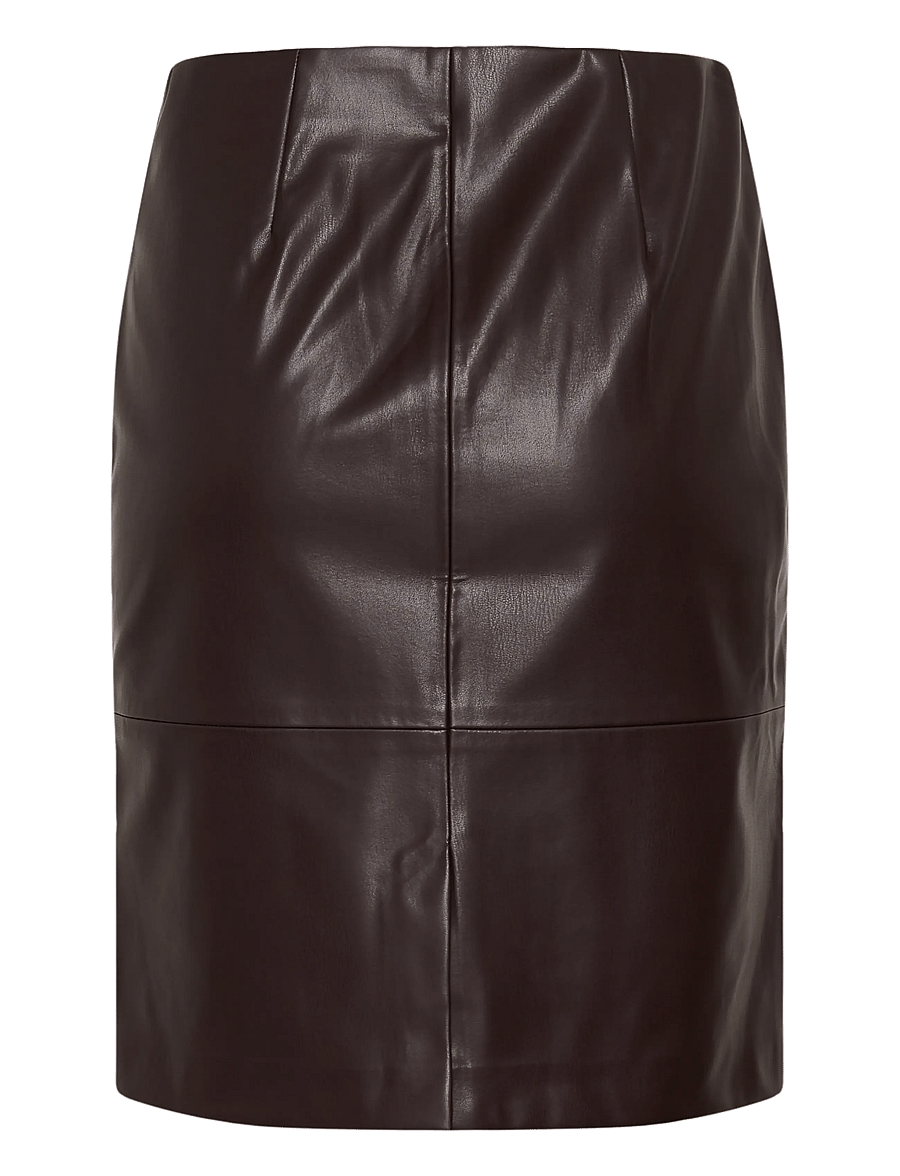 Soaked - SLKaylee Folly Skirt - midi kjolar - chocolate torte - 2