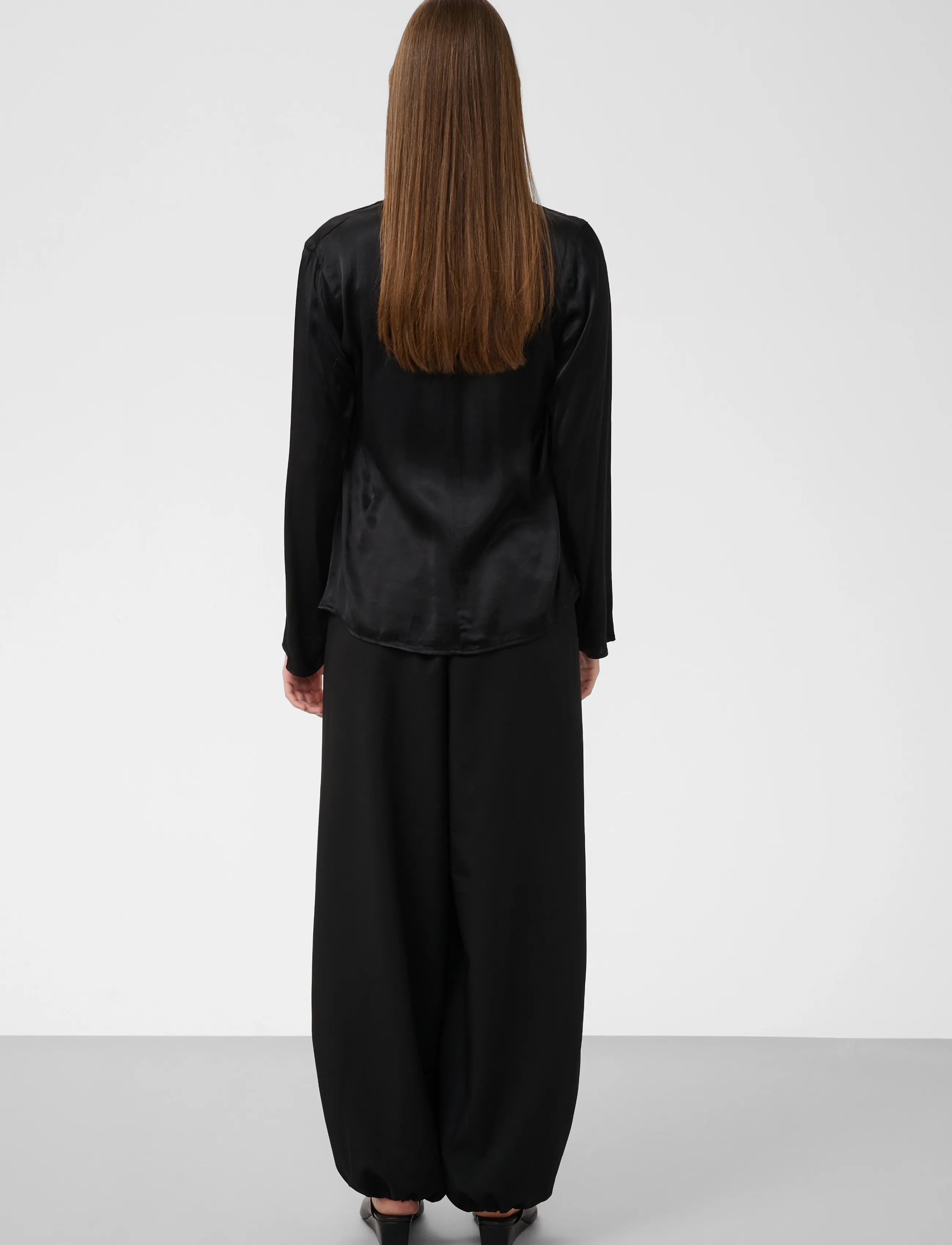 Soaked - SLNadeya Blouse LS - black - 4