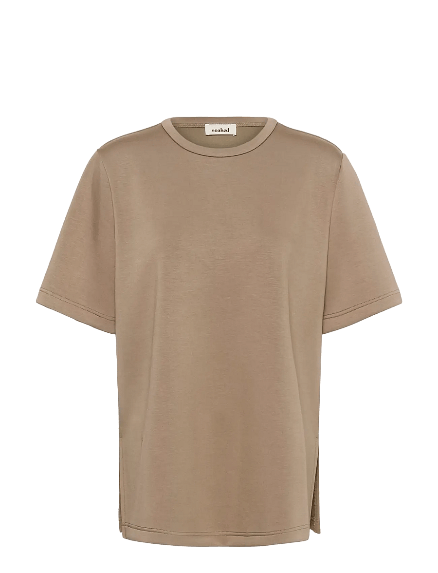 Soaked - SLMarigold Mono Tee SS - t-shirts - walnut - 0