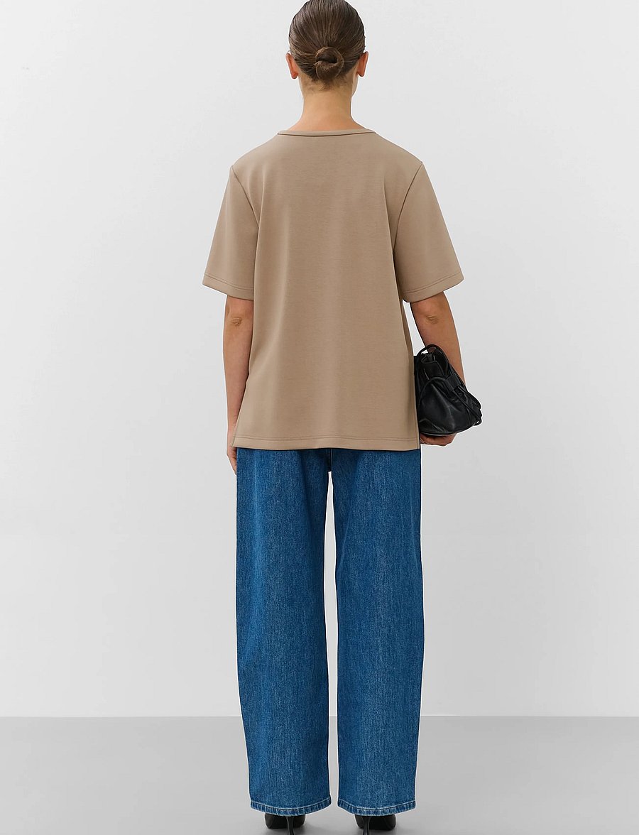 Soaked - SLMarigold Mono Tee SS - t-shirts - walnut - 4