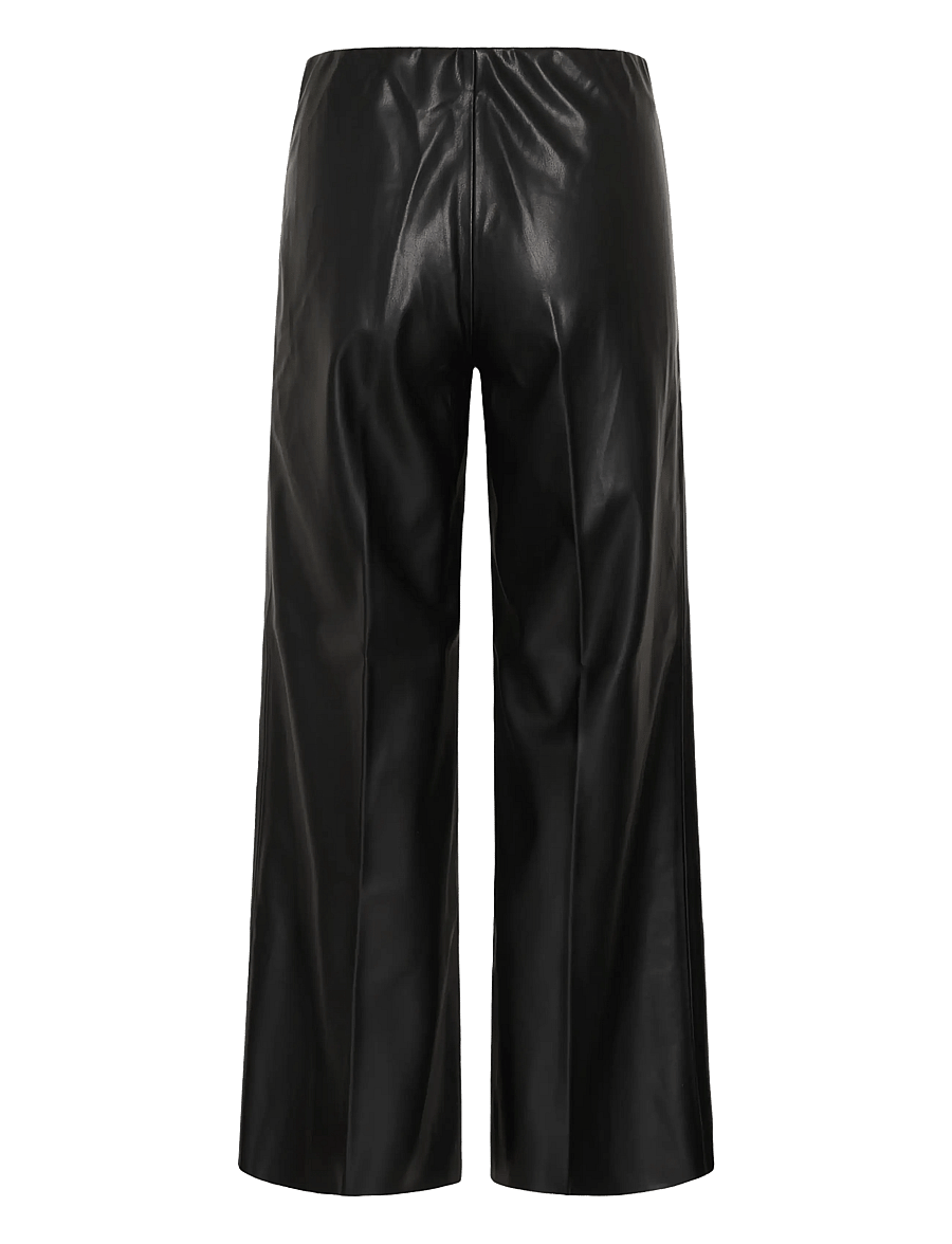 Soaked - SLKaylee Wide Long Pants - skinnbyxor - black - 2