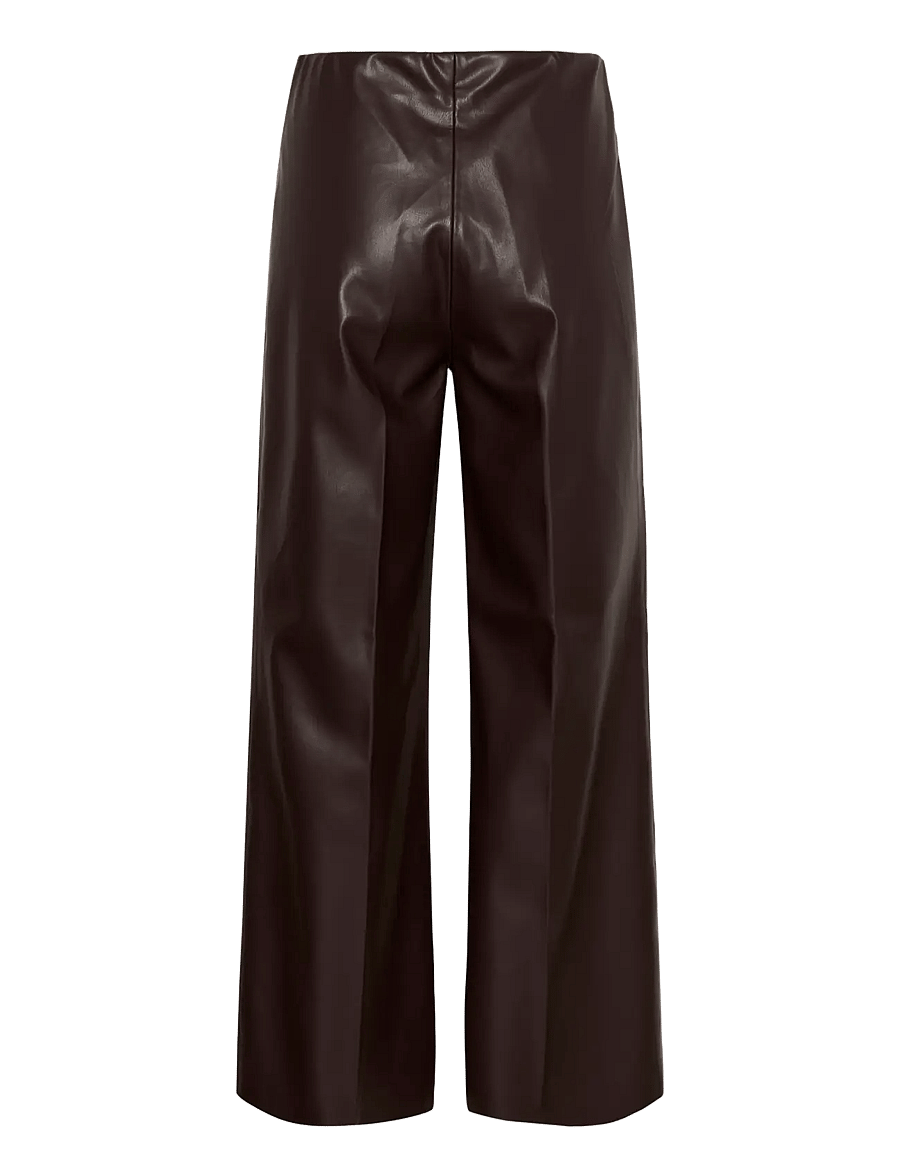 Soaked - SLKaylee Wide Long Pants - lederhosen - chocolate torte - 2