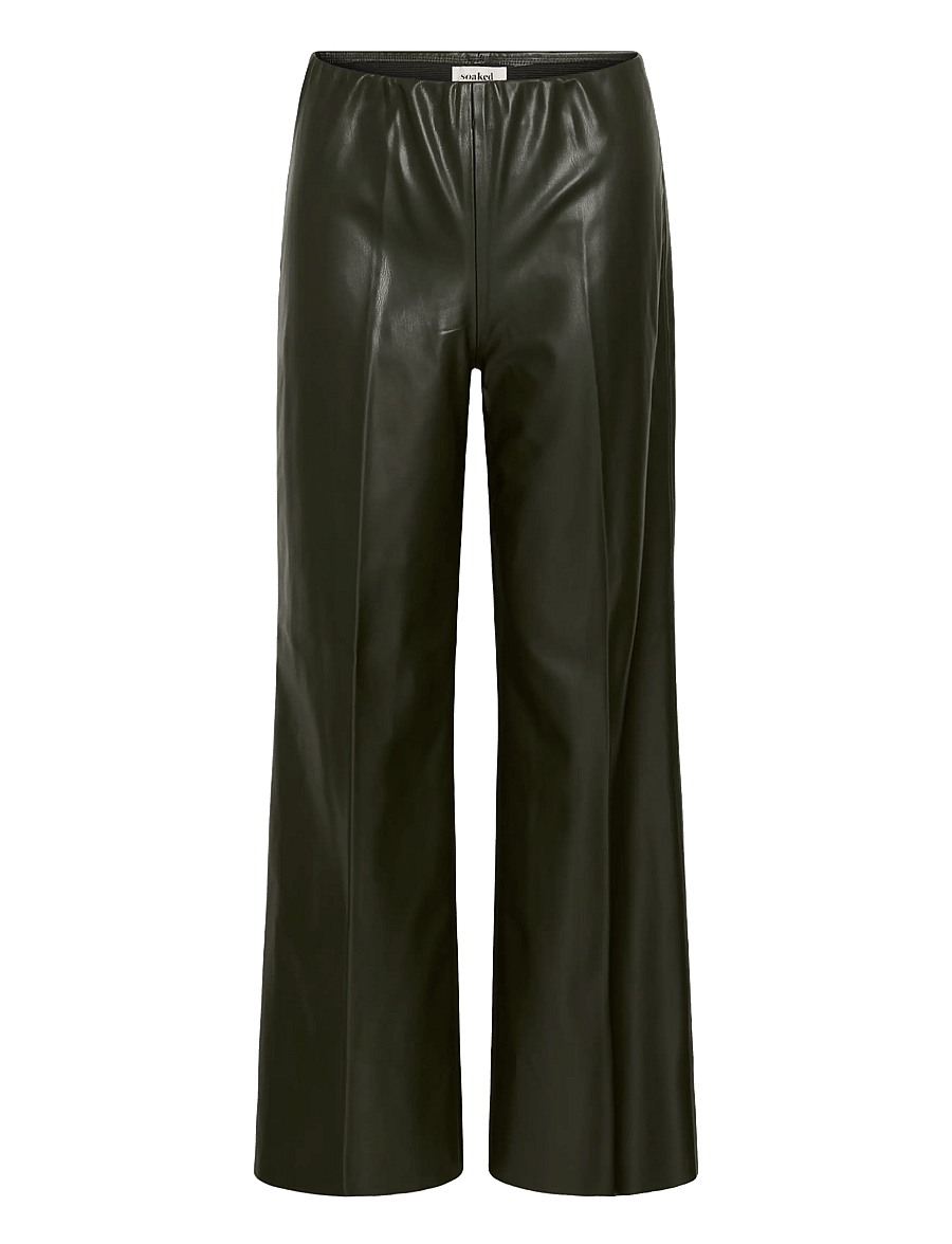 Soaked - SLKaylee Wide Long Pants - skinnbyxor - rosin - 1