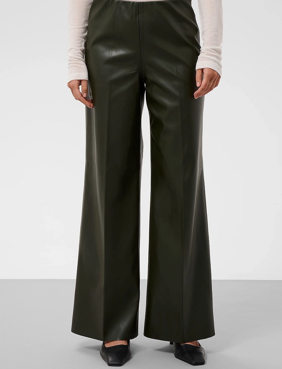 Soaked - SLKaylee Wide Long Pants - skinnbyxor - rosin - 0