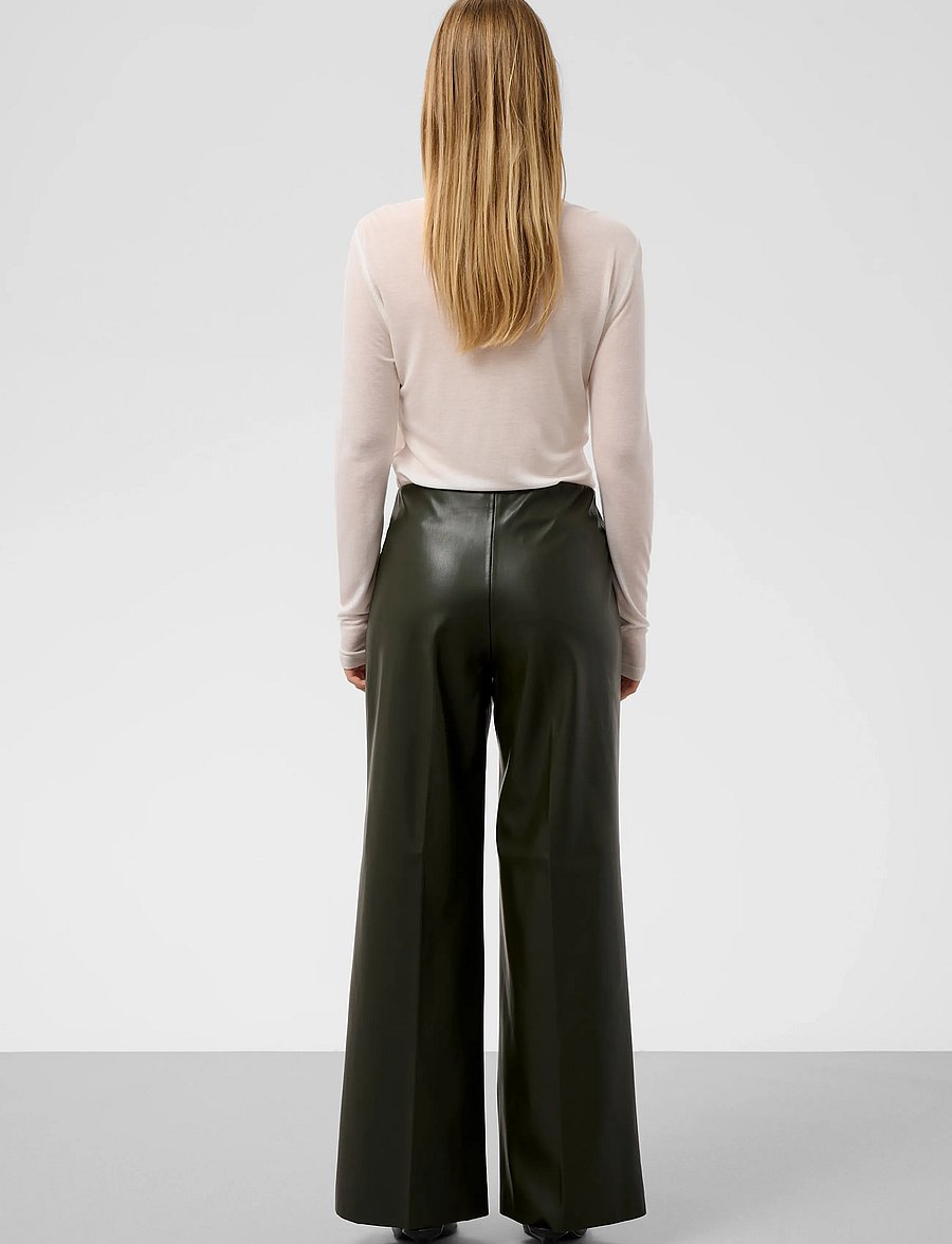 Soaked - SLKaylee Wide Long Pants - skinnbyxor - rosin - 4