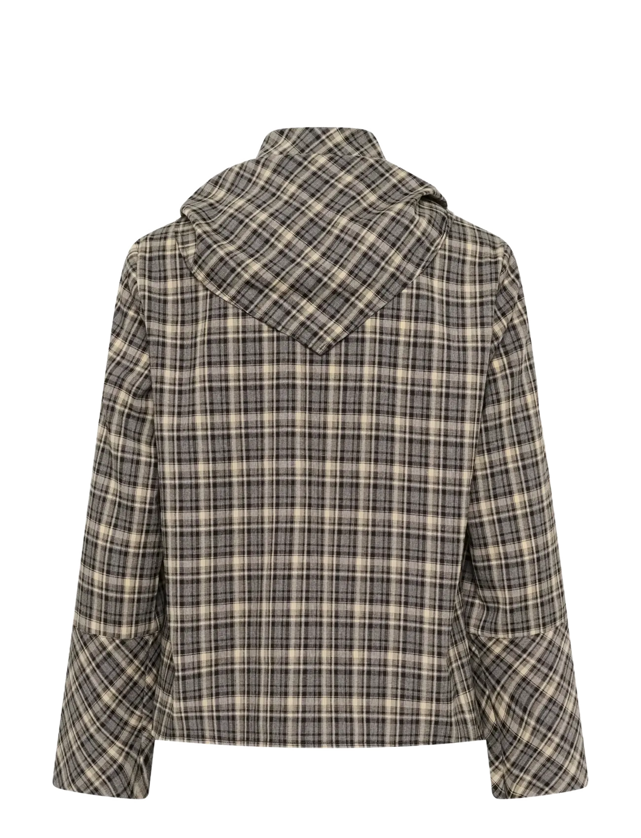 Soaked - SLShiba Blouse - black and cream check - 2