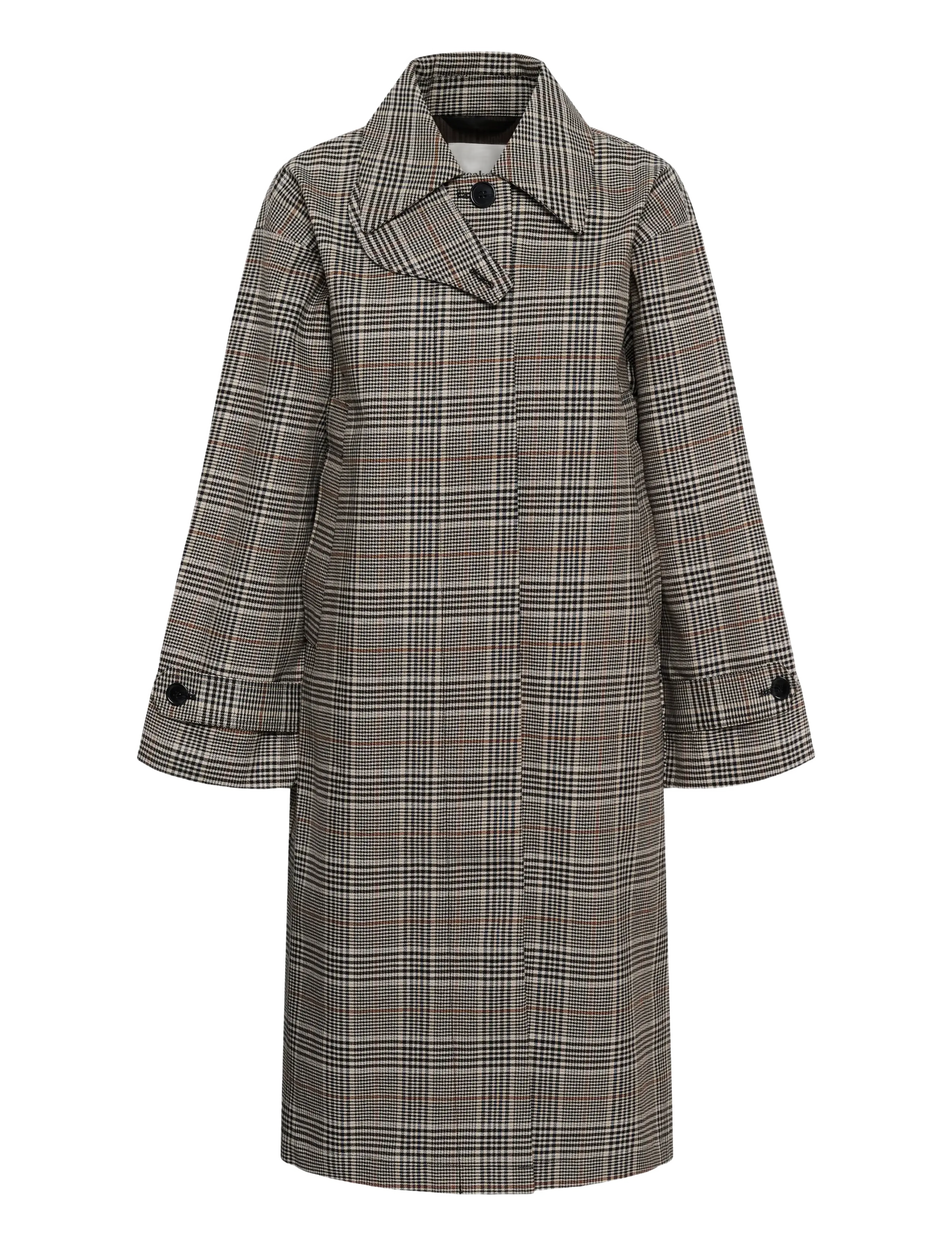 Soaked - SLChecky Cade Coat - oatmeal check - 1