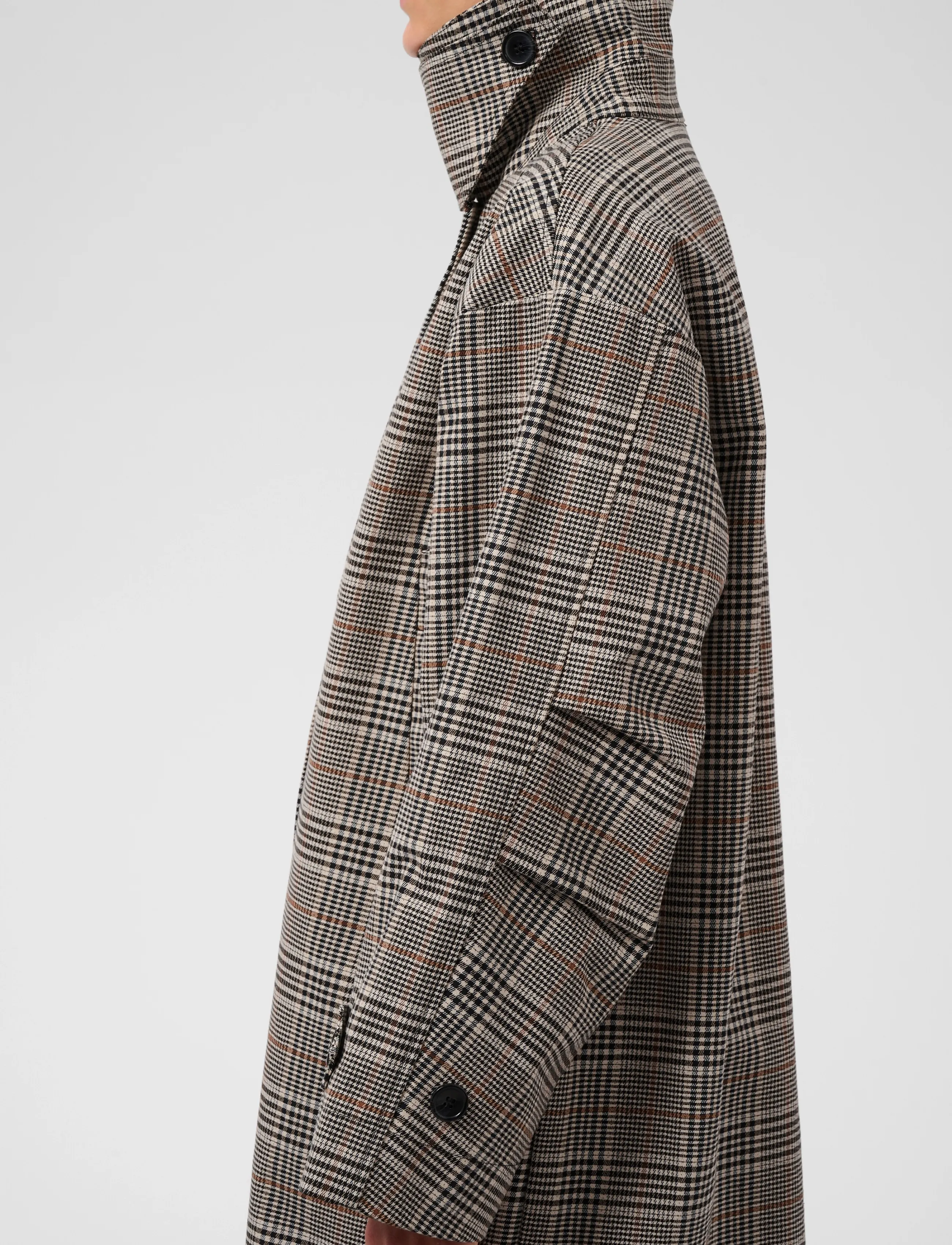 Soaked - SLChecky Cade Coat - oatmeal check - 4