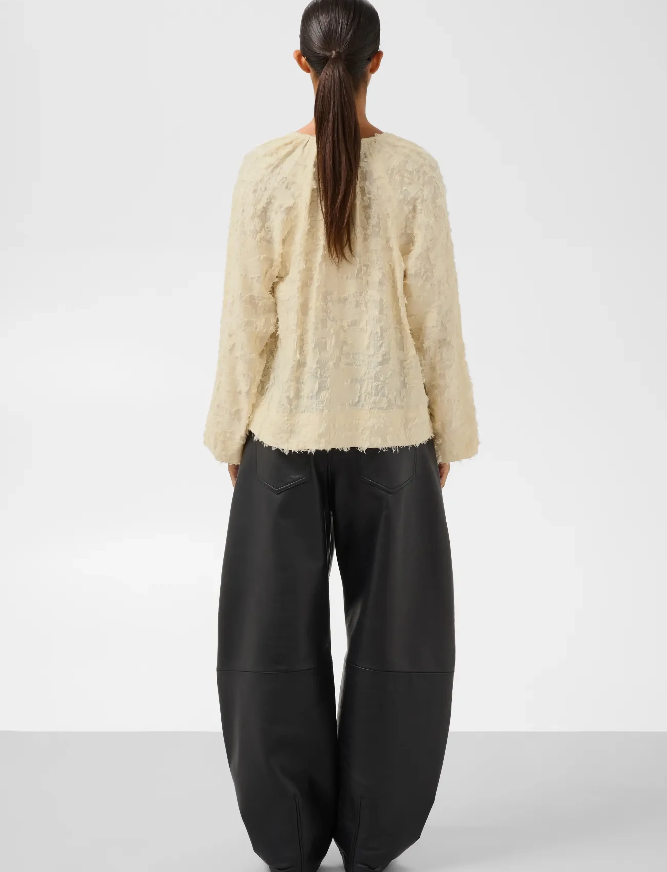 Soaked - SLRochelle Blouse - long sleeved blouses - whisper white - 4
