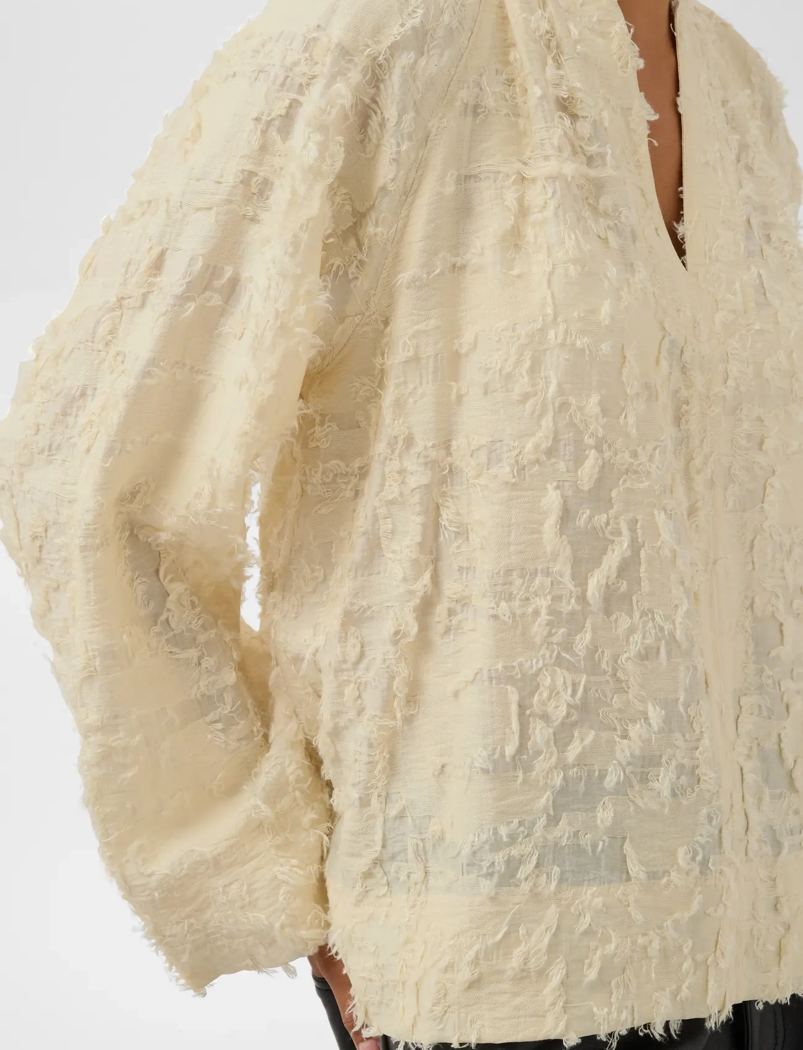Soaked - SLRochelle Blouse - long sleeved blouses - whisper white - 5