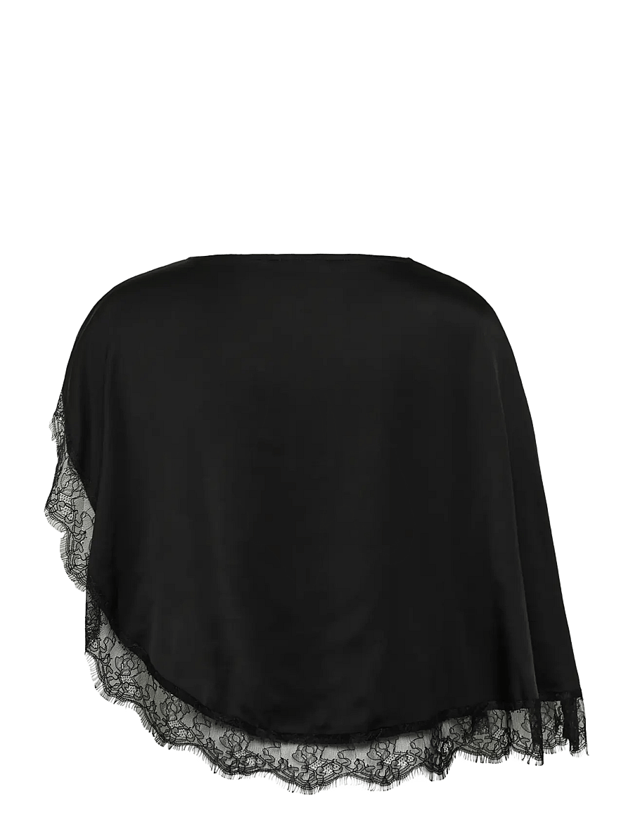 Soaked - SLCinna Lace Cape - speciella tillfällen - black - 2