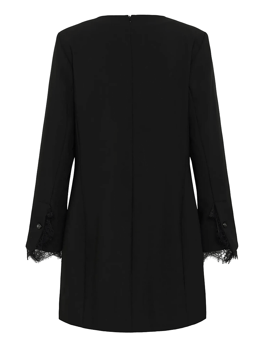 Soaked - SLCorinne Suting Dress - korta klänningar - black - 2